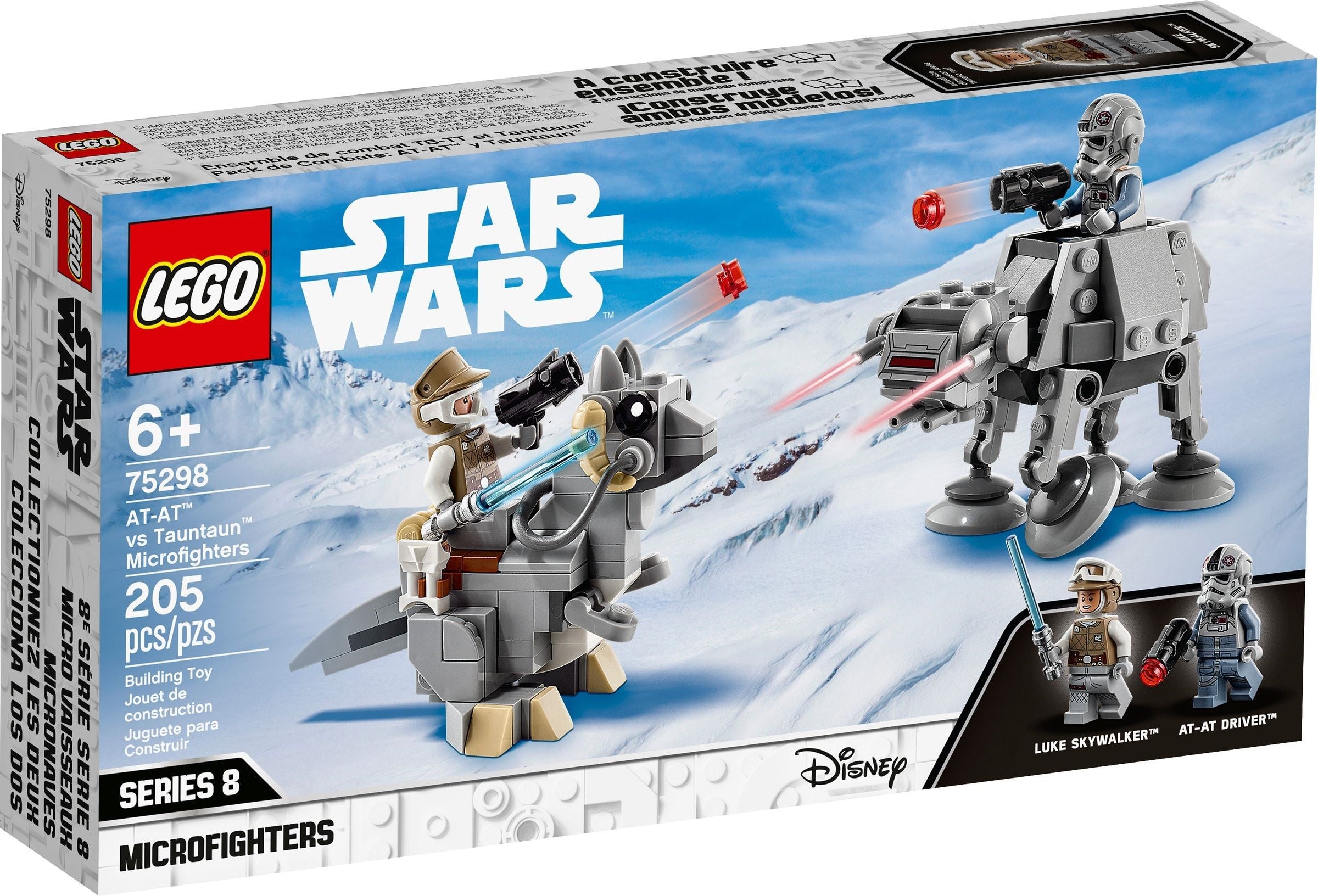 LEGO Star Wars AT-AT contre Tauntaun Microfighters 75298