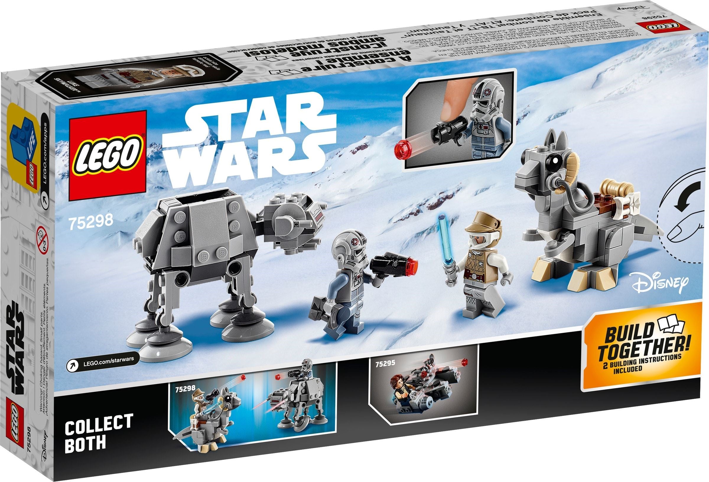 LEGO Star Wars AT-AT contre Tauntaun Microfighters 75298