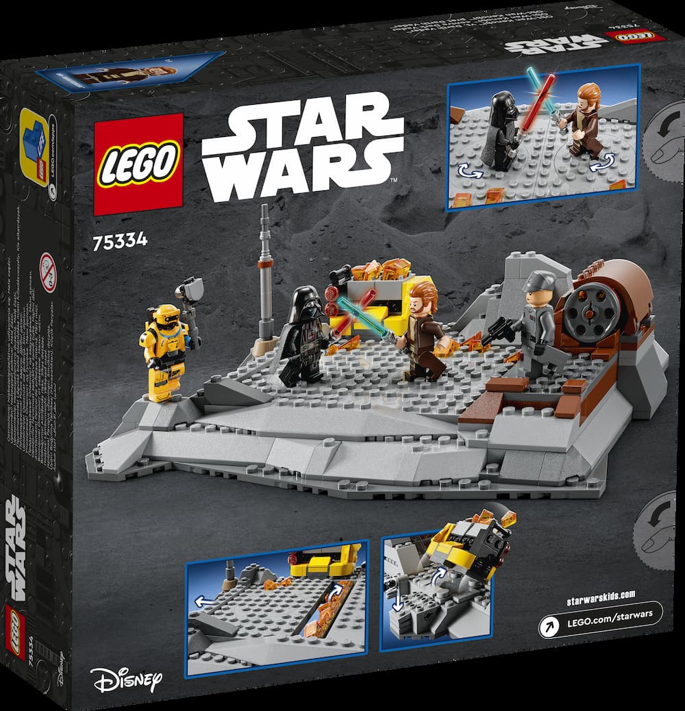 LEGO Star Wars Obi-Wan Kenobi vs. Darth Vader 75334