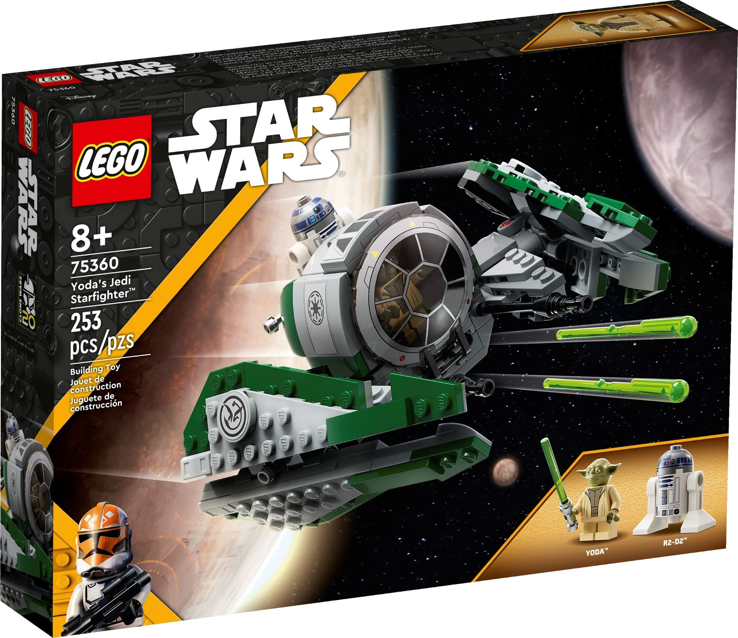 LEGO Star Wars Yodas Jedi Starfighter 75360