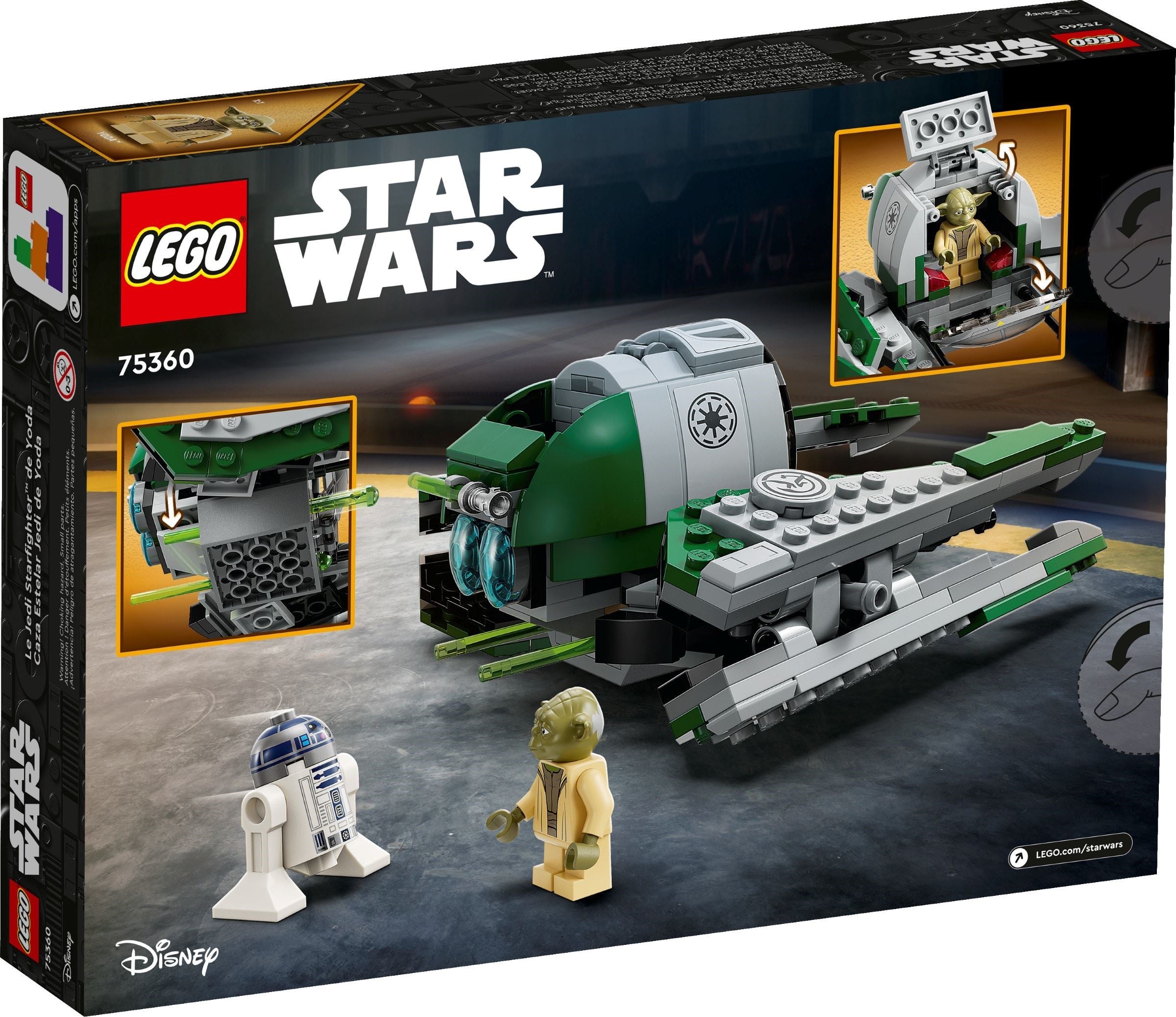 LEGO Star Wars Yodas Jedi Starfighter 75360