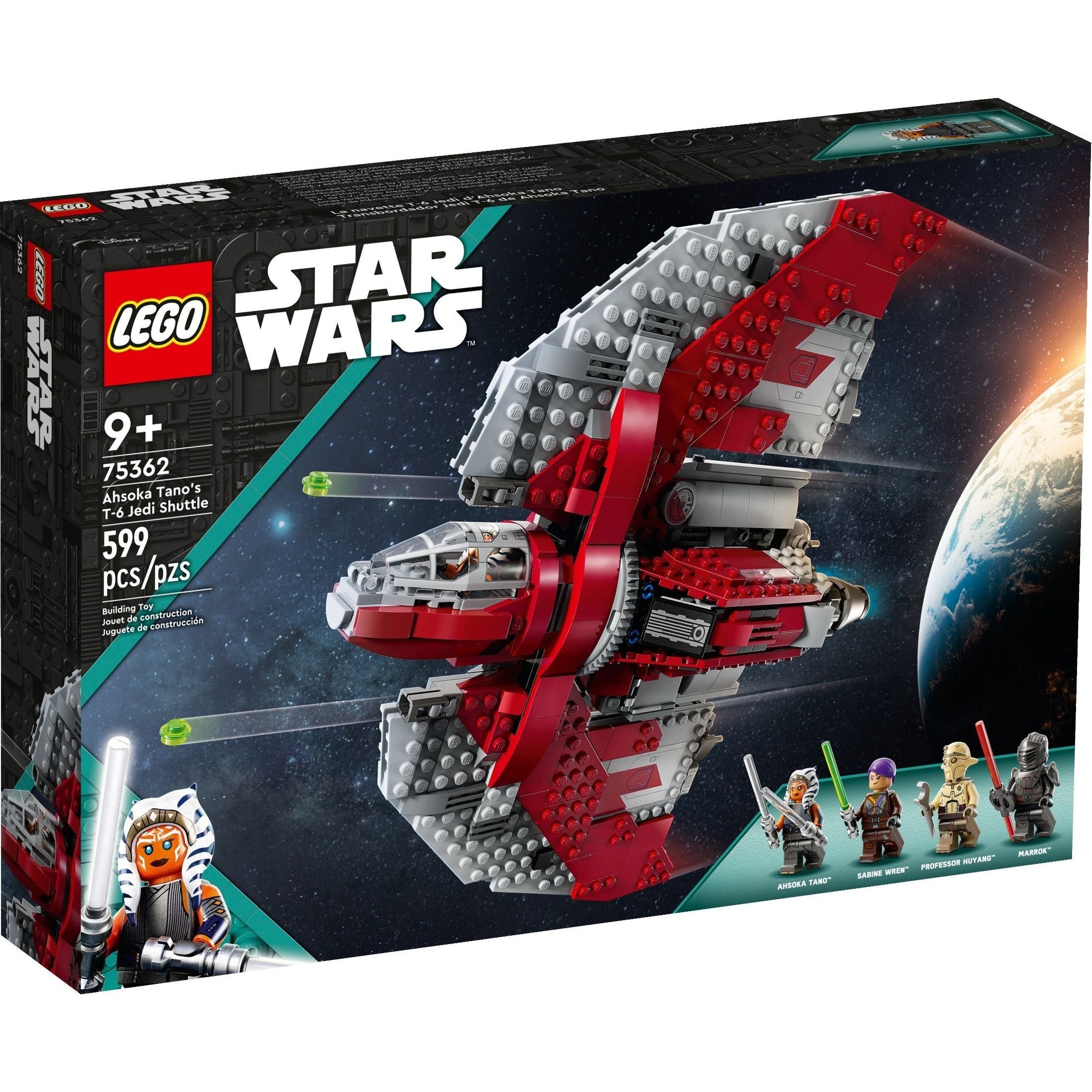 LEGO Star Wars Ahsoka Tanos T-6 Jedi Shuttle 75362