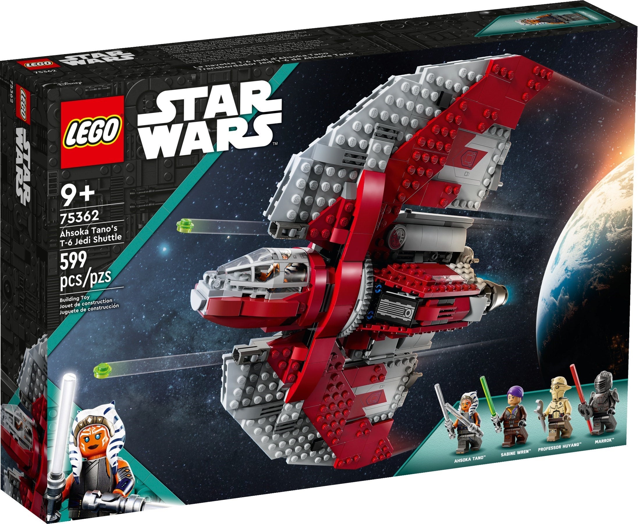 LEGO Star Wars Ahsoka Tanos T-6 Jedi Shuttle 75362