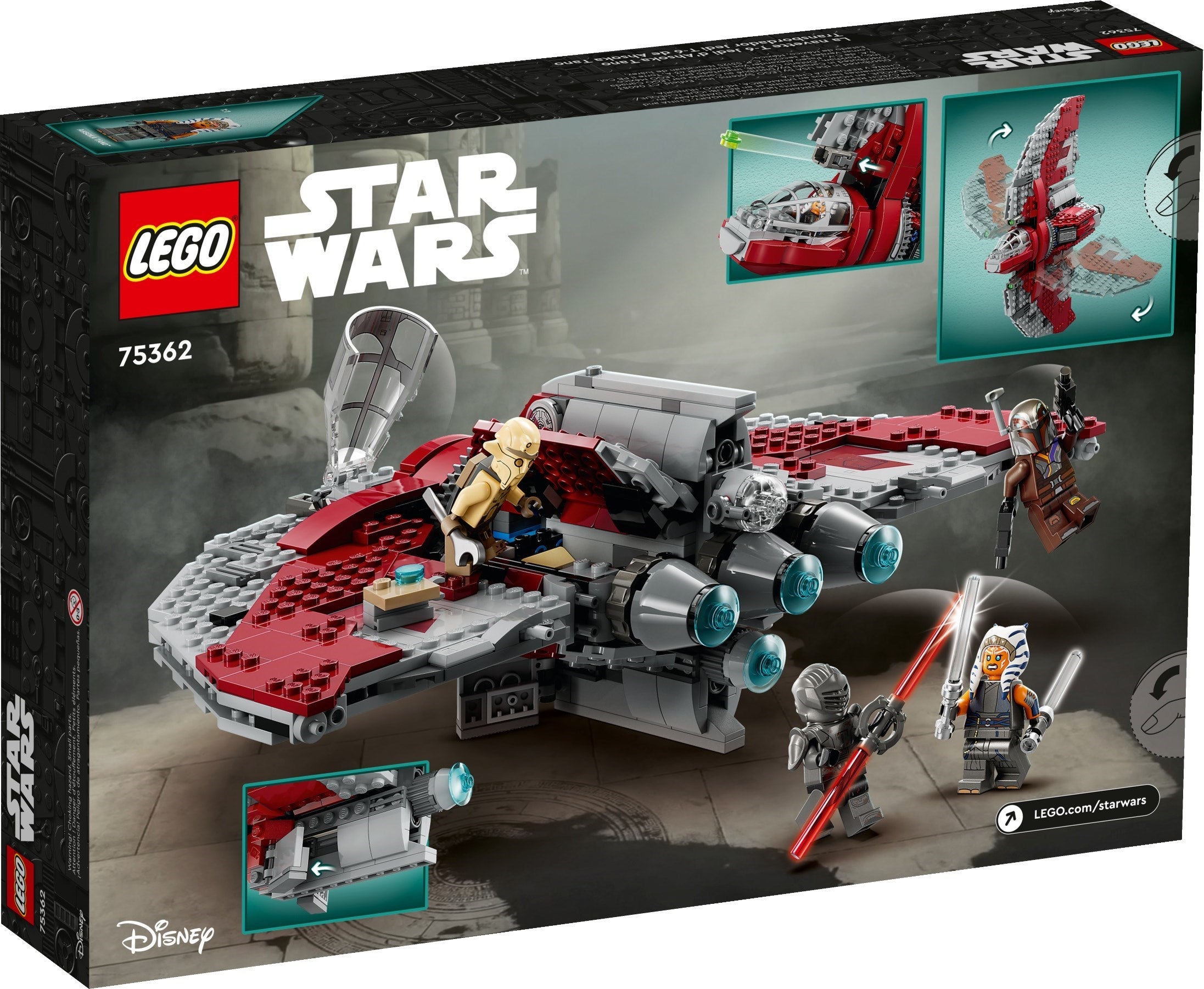 LEGO Star Wars Ahsoka Tanos T-6 Jedi Shuttle 75362