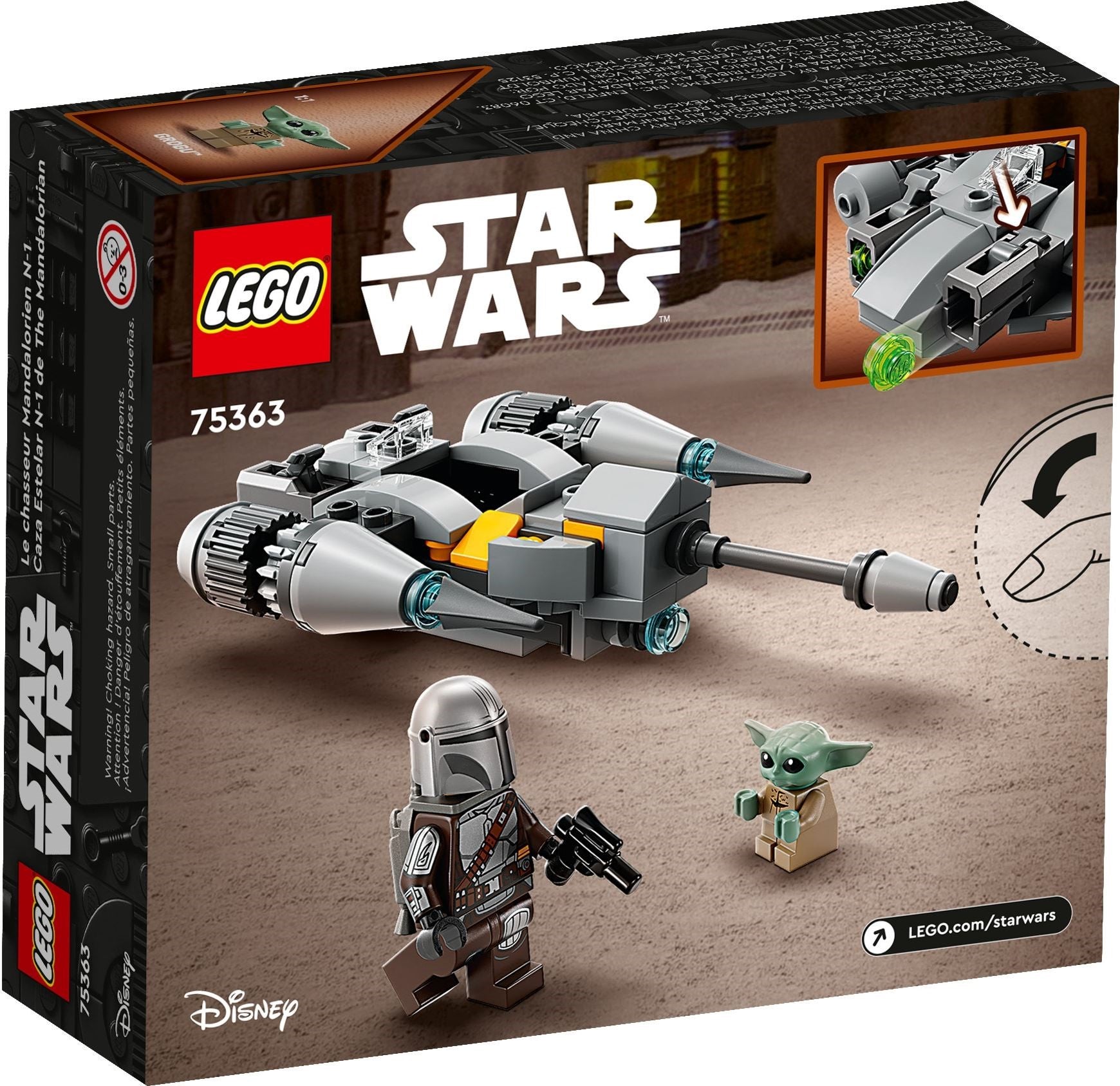 LEGO Star Wars N-1 Starfighter des Mandalorianers - Microfighter 75363