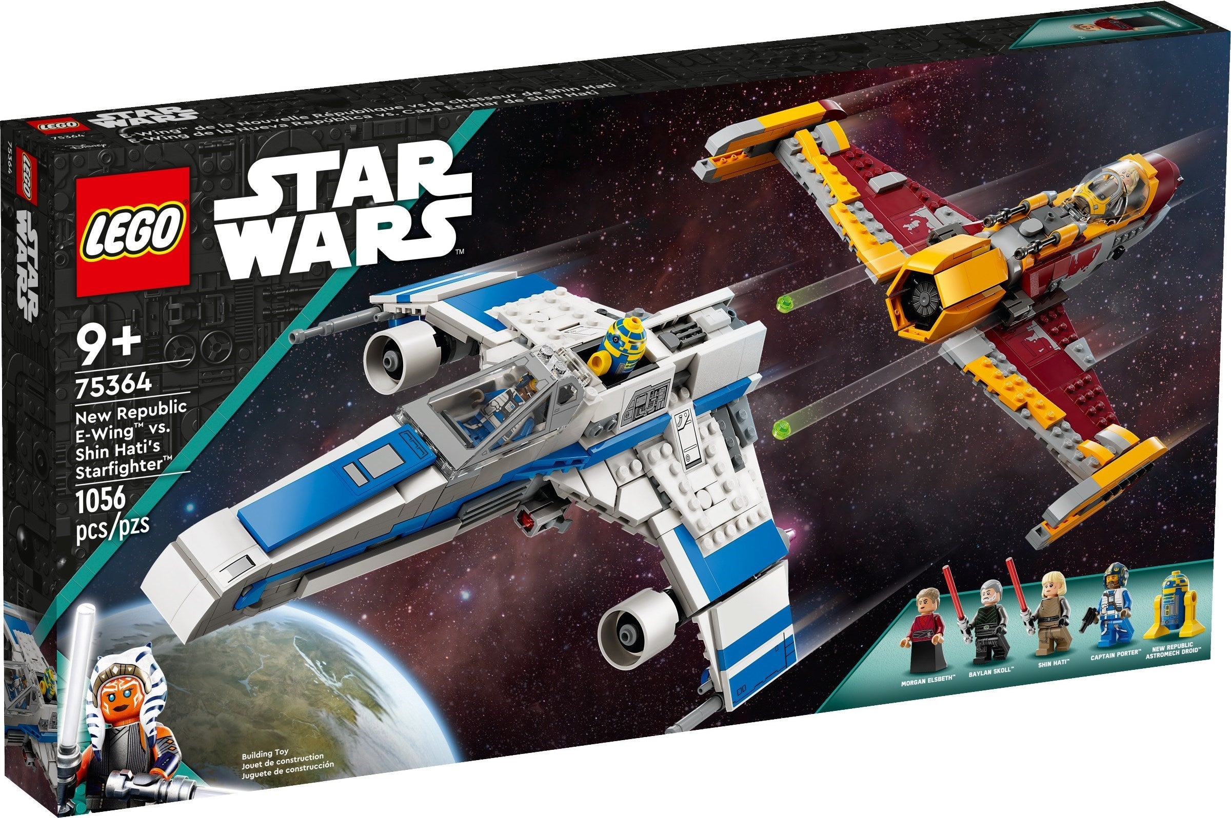 LEGO Star Wars New Republic E-Wing vs. Shin Hatis Starfighter 75364