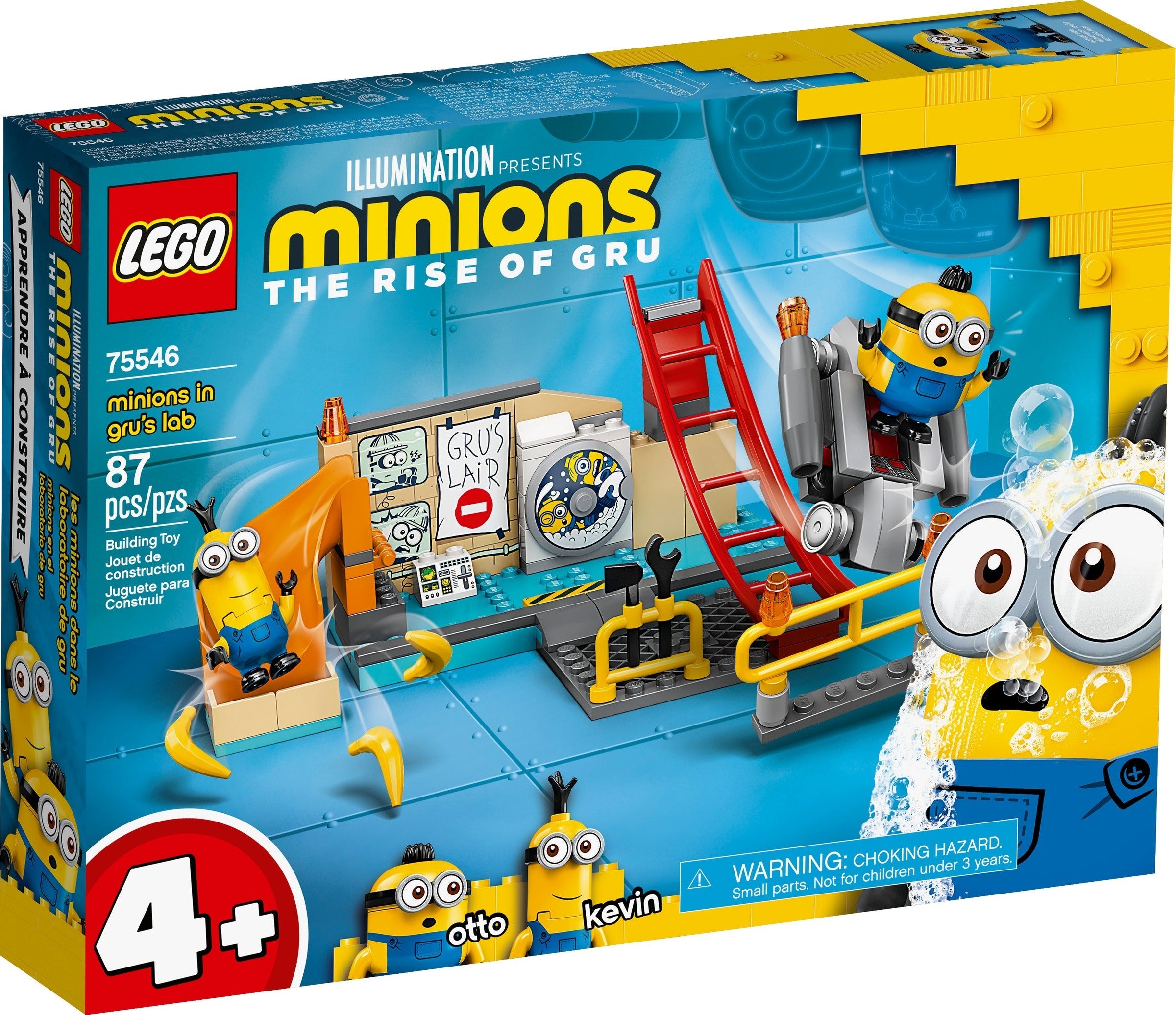 LEGO Minions dans le laboratoire de Gru 75546