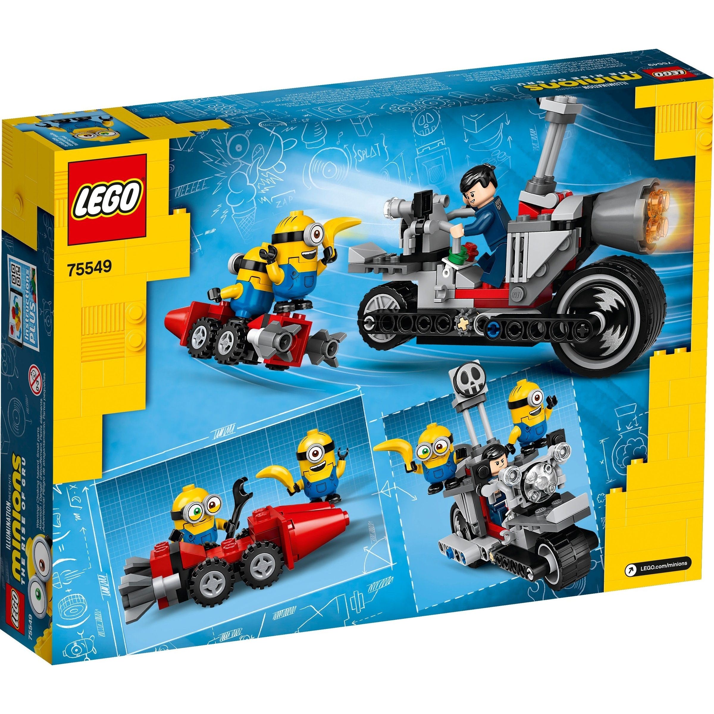 LEGO Minions La poursuite imparable en moto 75549