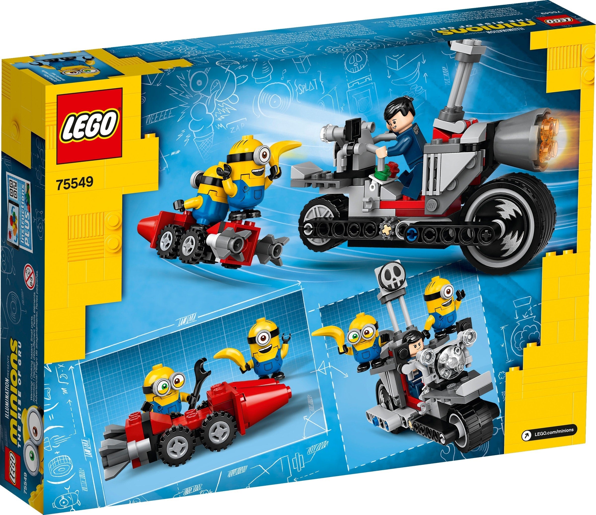 LEGO Minions La poursuite imparable en moto 75549