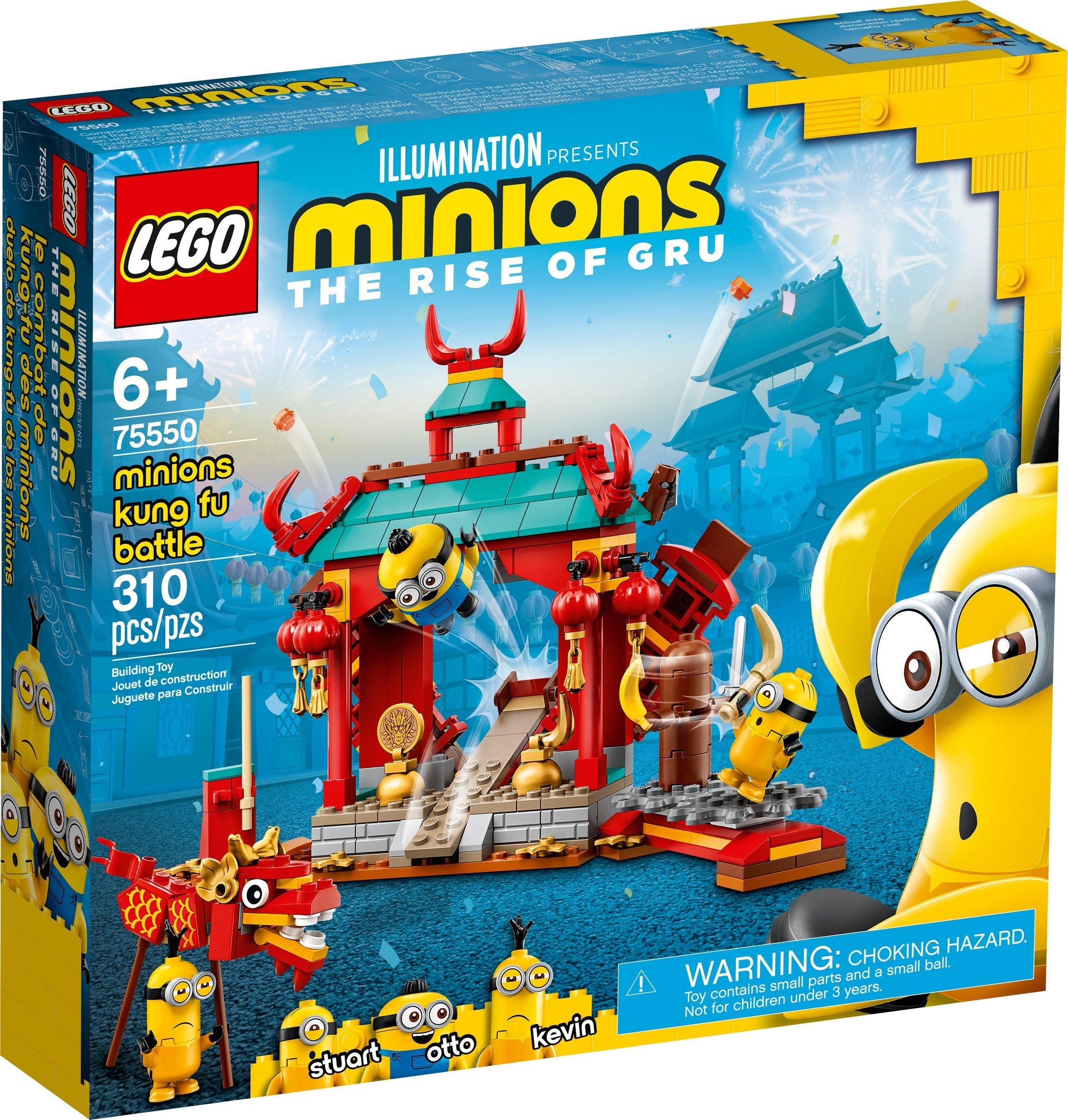 LEGO Minions Temple de Kung Fu 75550