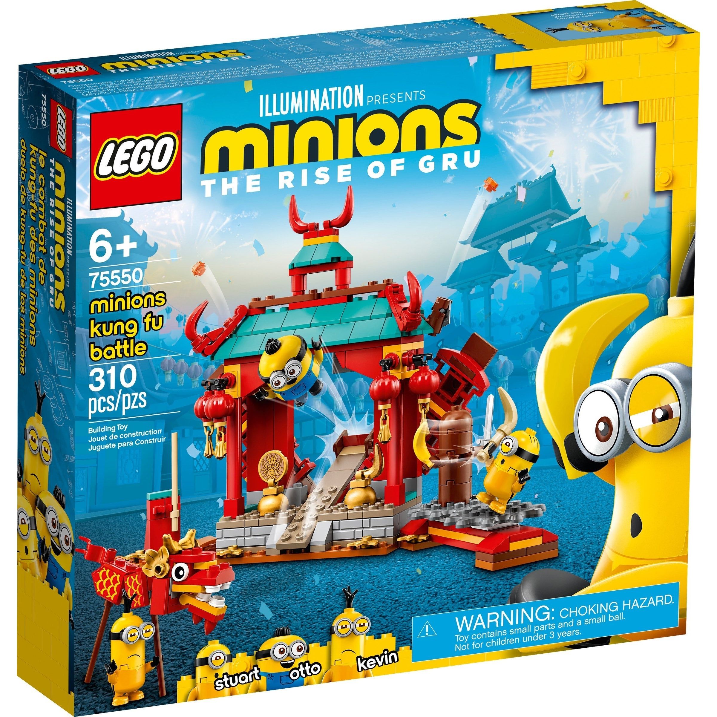 LEGO Minions Temple de Kung Fu 75550