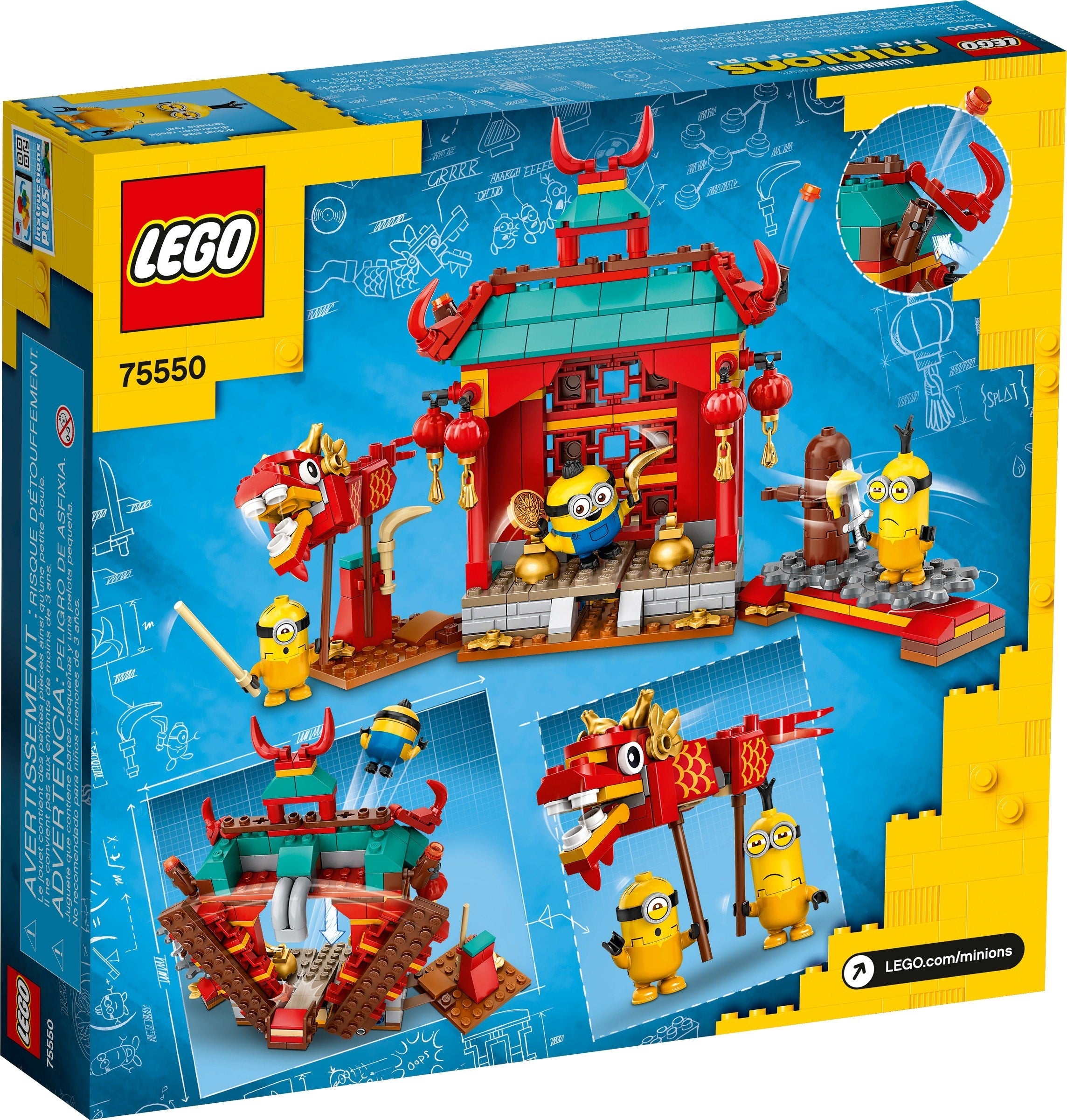 LEGO Minions Kung Fu Tempel 75550