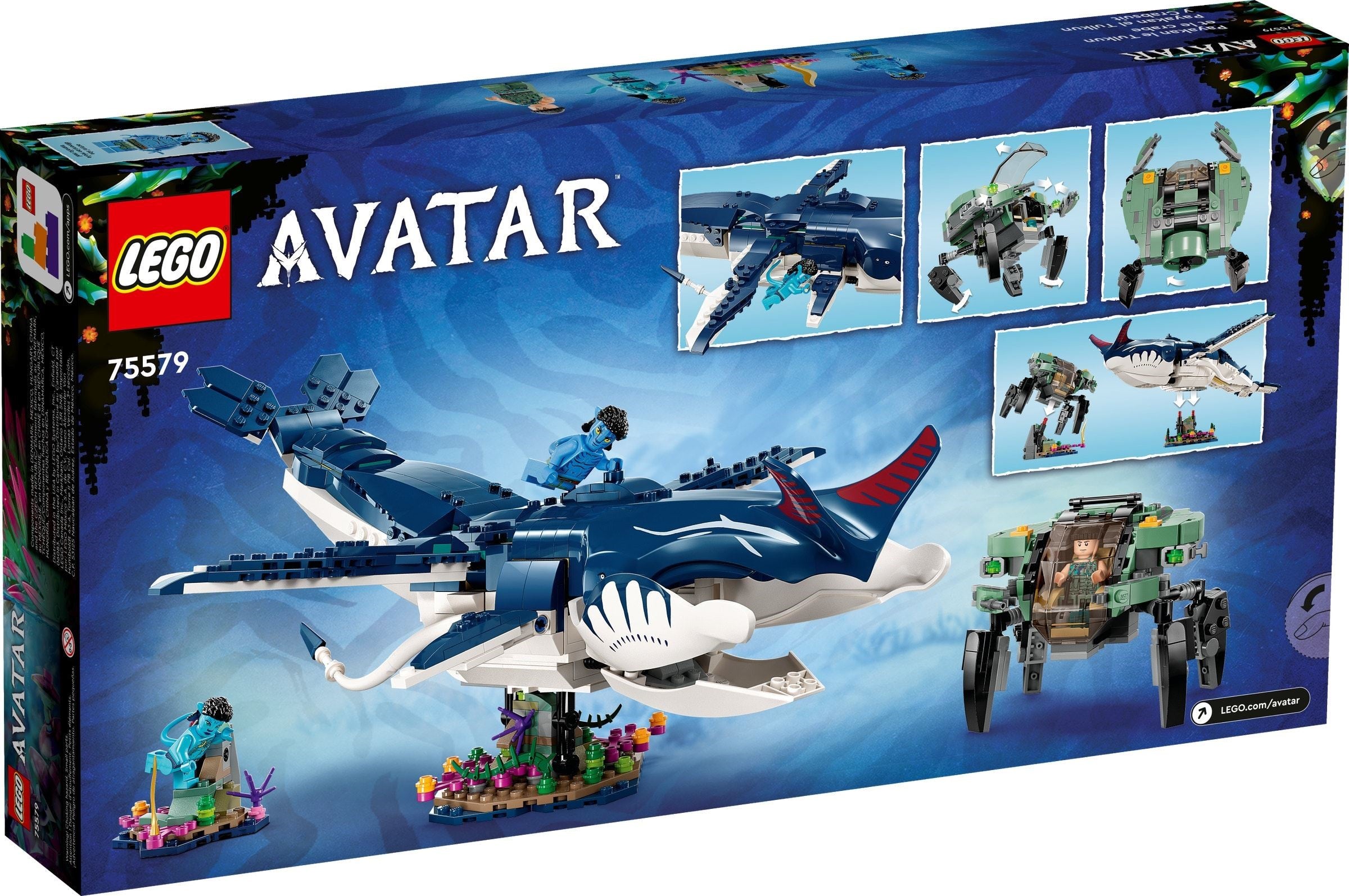 LEGO Avatar Payakan der Tulkun und Krabbenanzug 75579