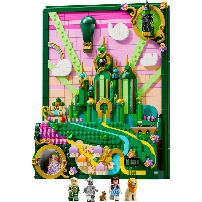 LEGO Wicked Emerald City Wandkunst 75685