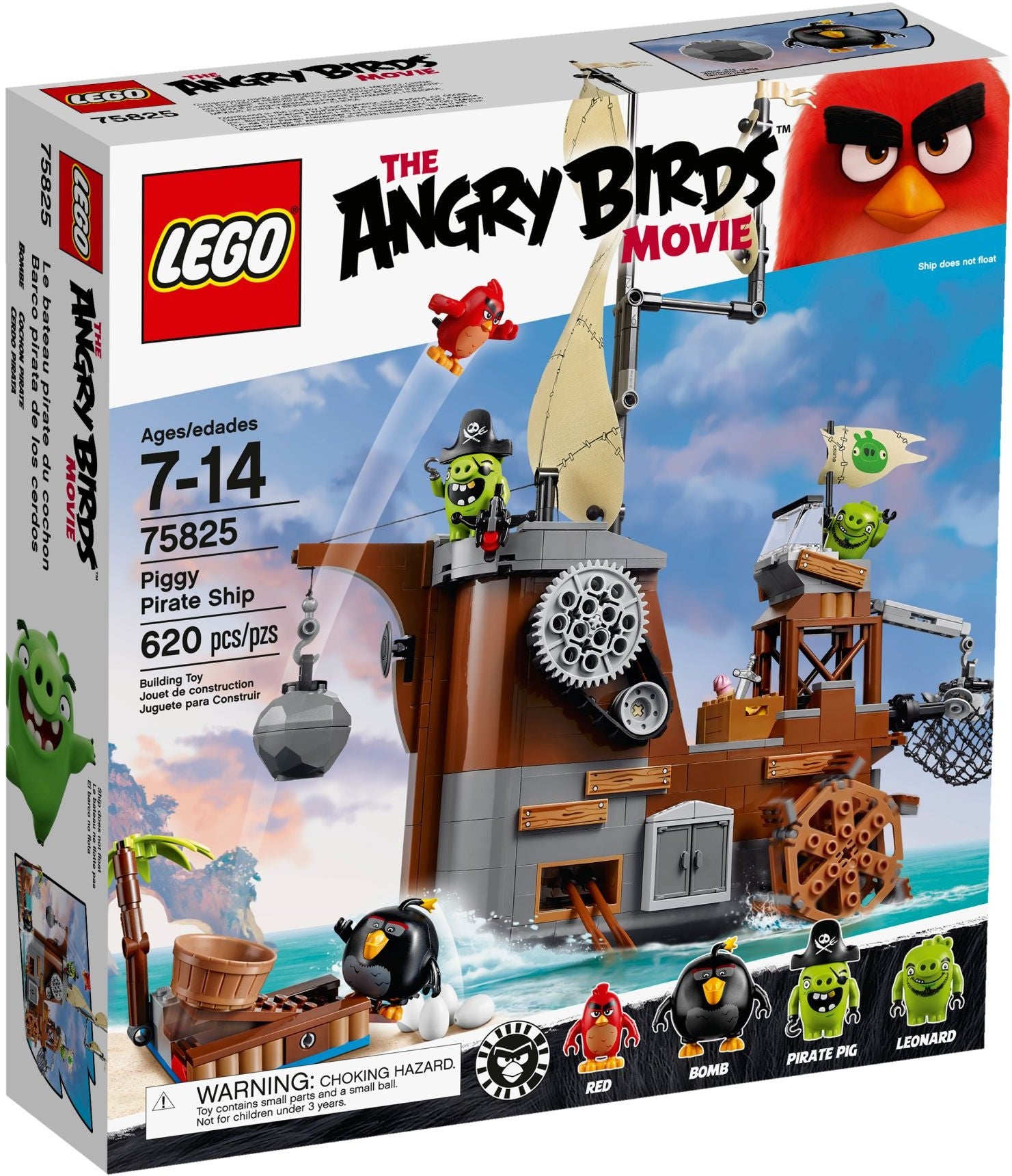 LEGO Movie Angry Birds Piggy Pirate Ship 75825