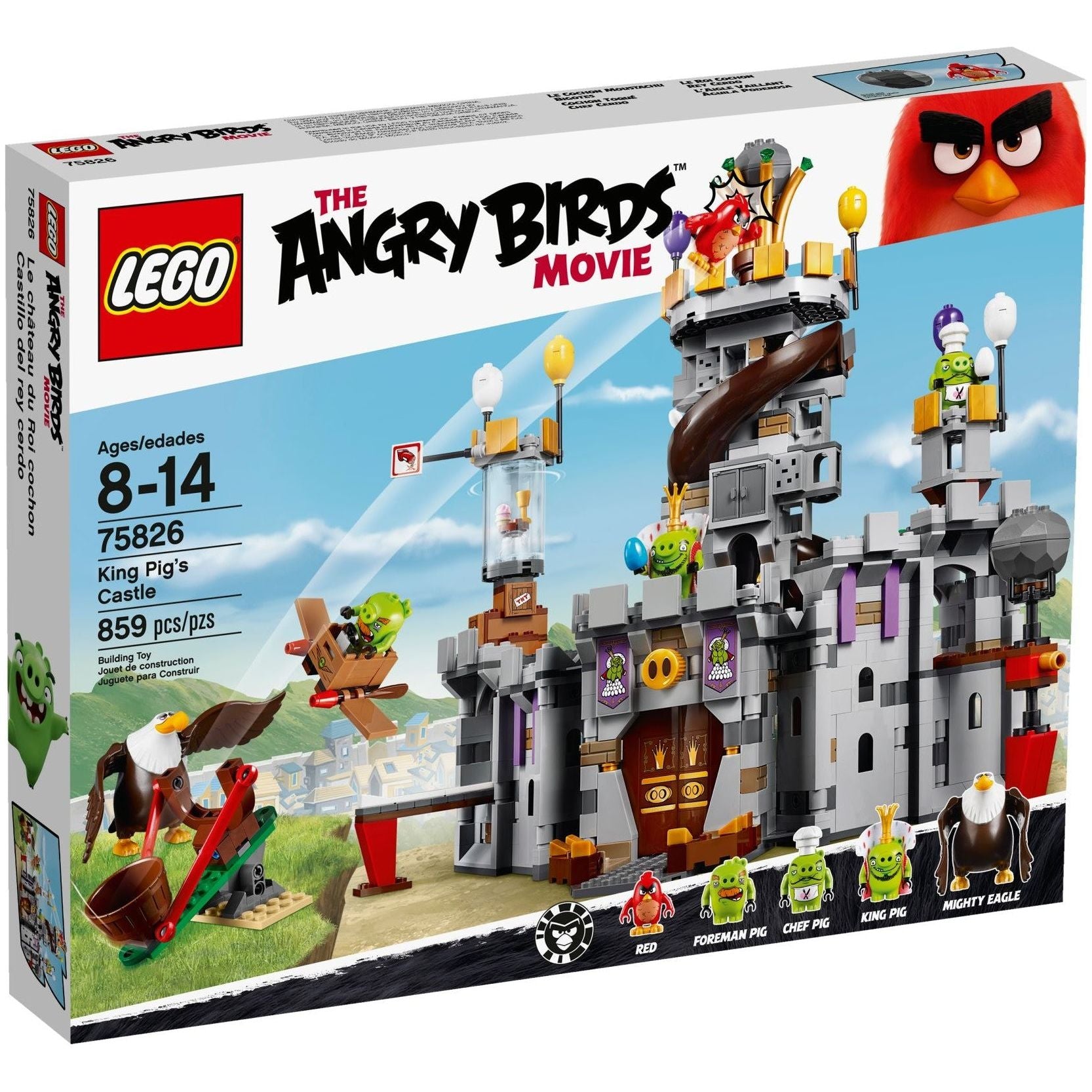 LEGO Angry Birds King Pigs Castle 75826