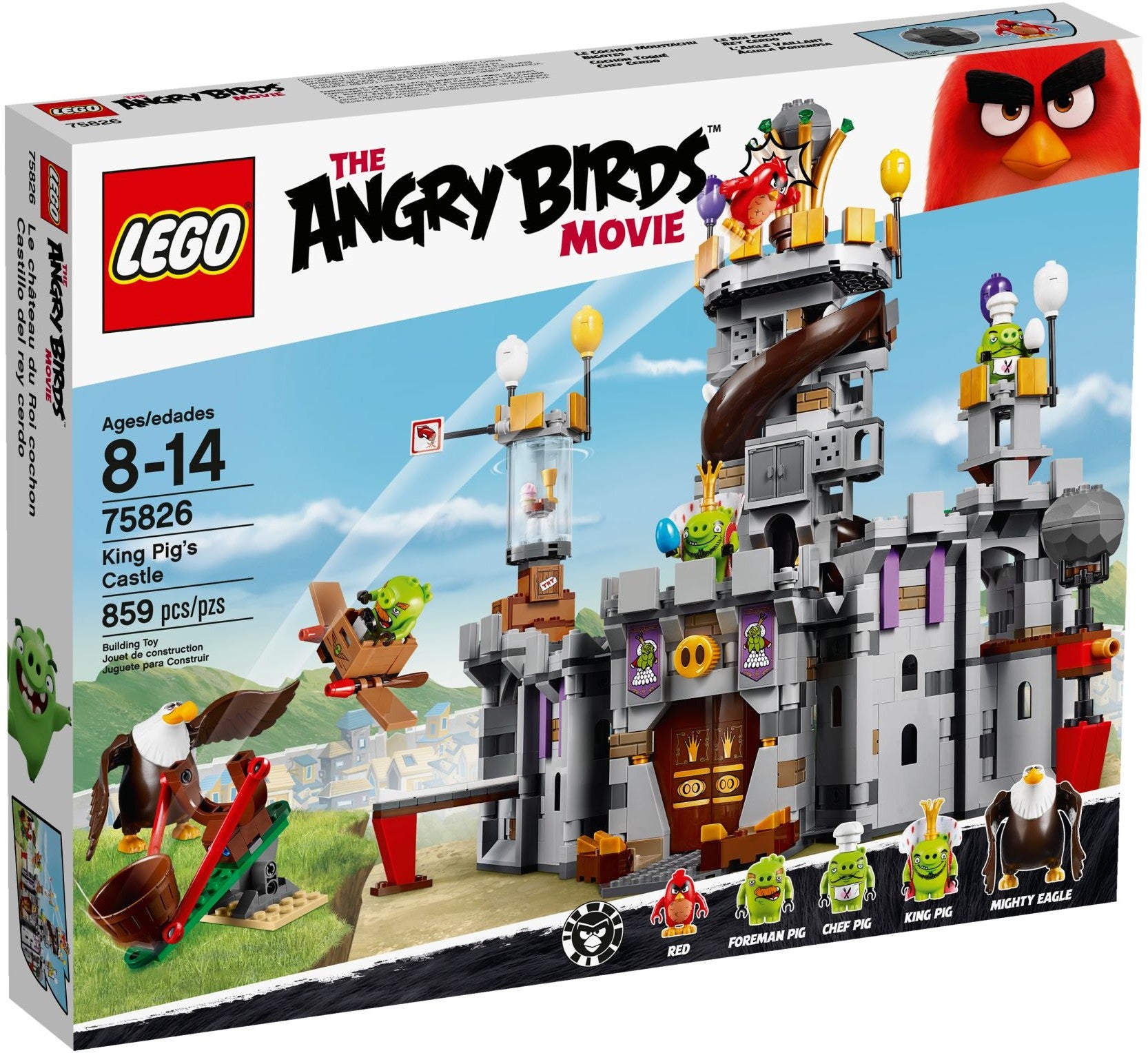 LEGO Angry Birds King Pigs Castle 75826