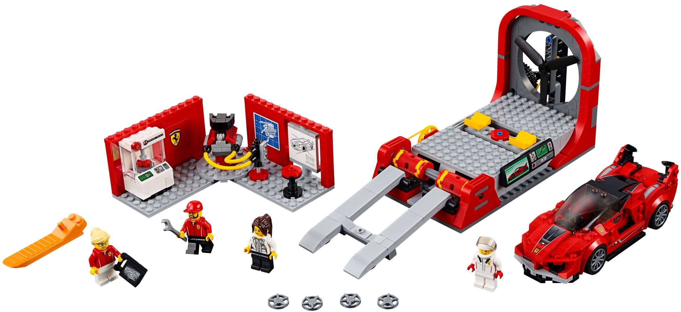 LEGO Speed Champions Ferrari FXX K Entwicklungszentrum 75882