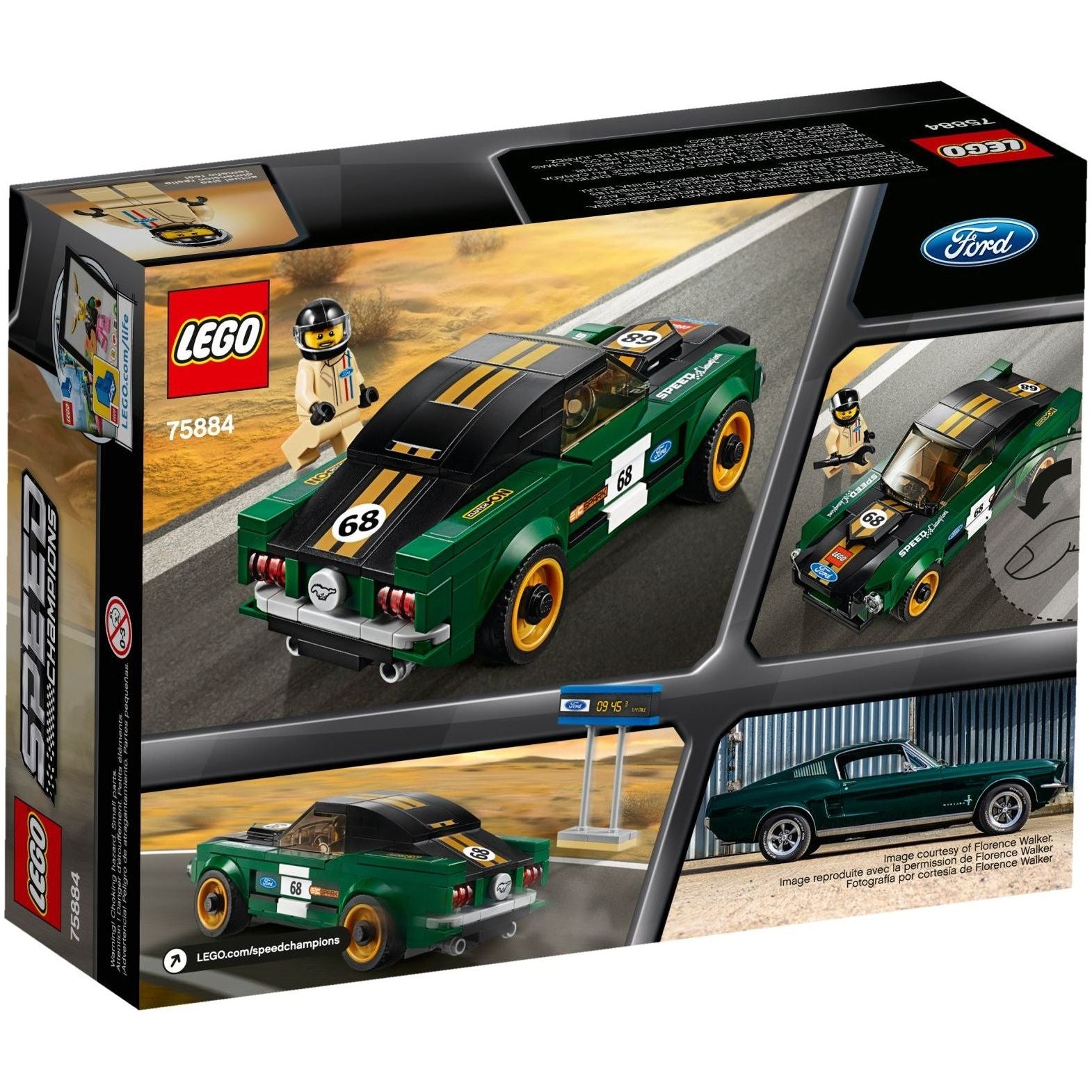 LEGO Speed Champions 1968 Ford Mustang Fastback 75884