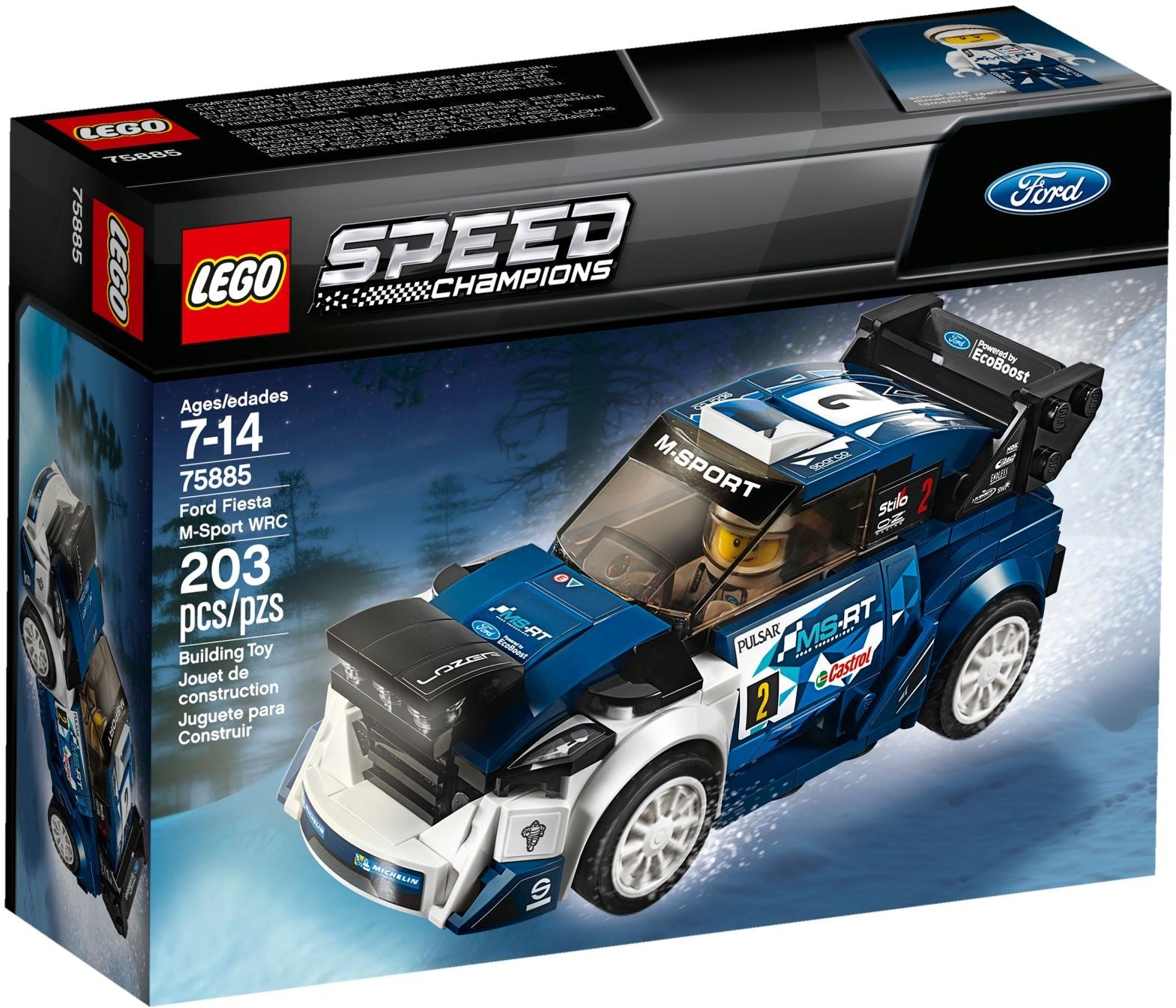 LEGO Speed Champions Ford Fiesta M-Sport WRC 75885