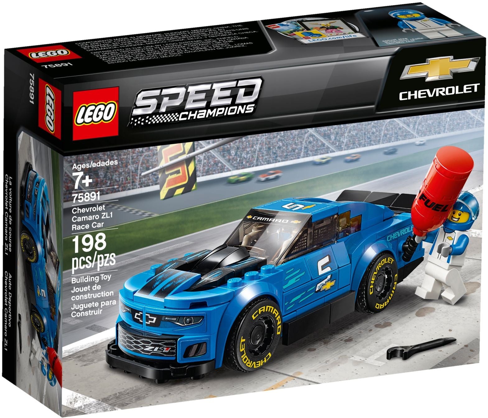 LEGO Speed Champions Rennwagen Chevrolet Camaro ZL1 75891