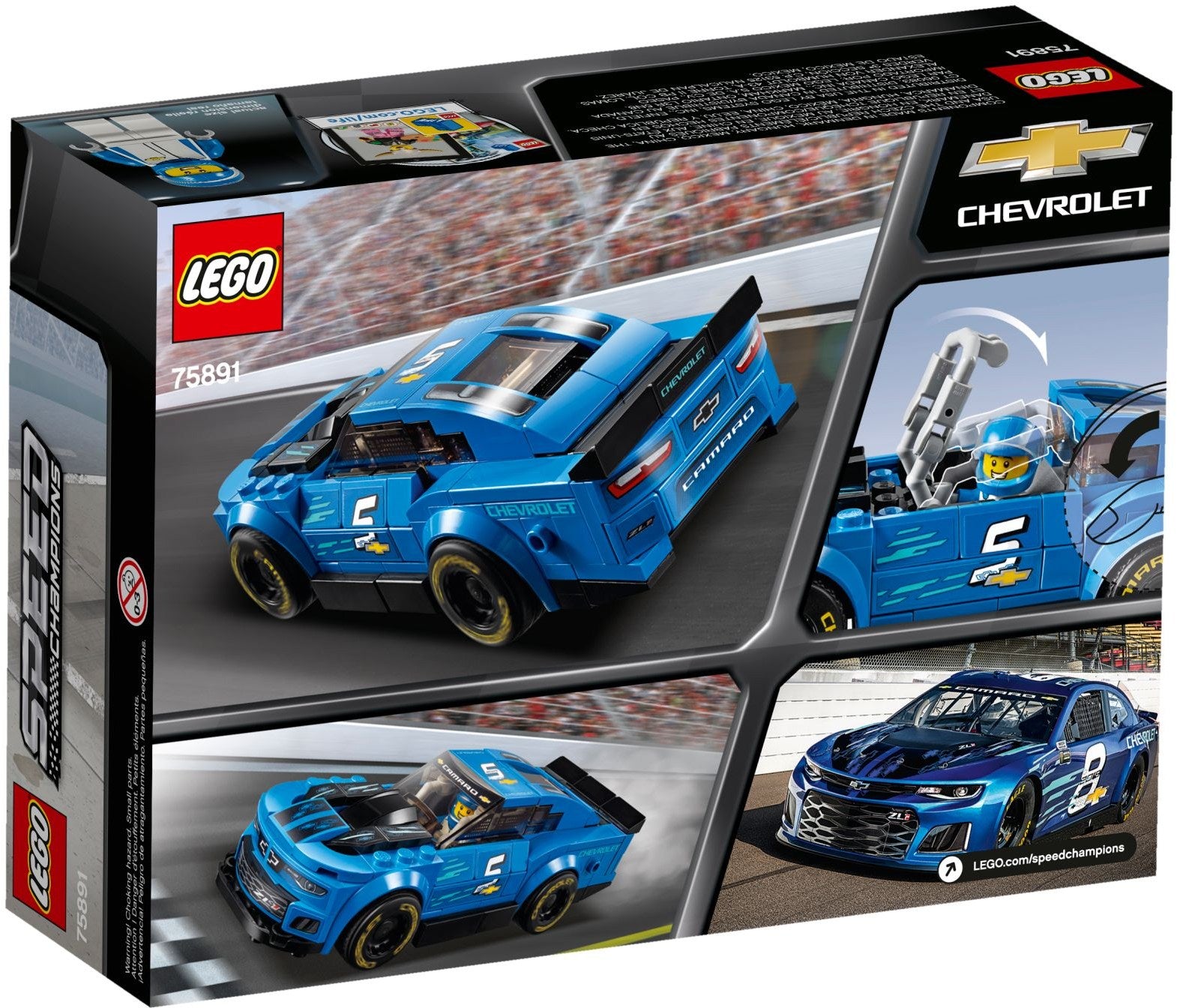 LEGO Speed Champions Rennwagen Chevrolet Camaro ZL1 75891