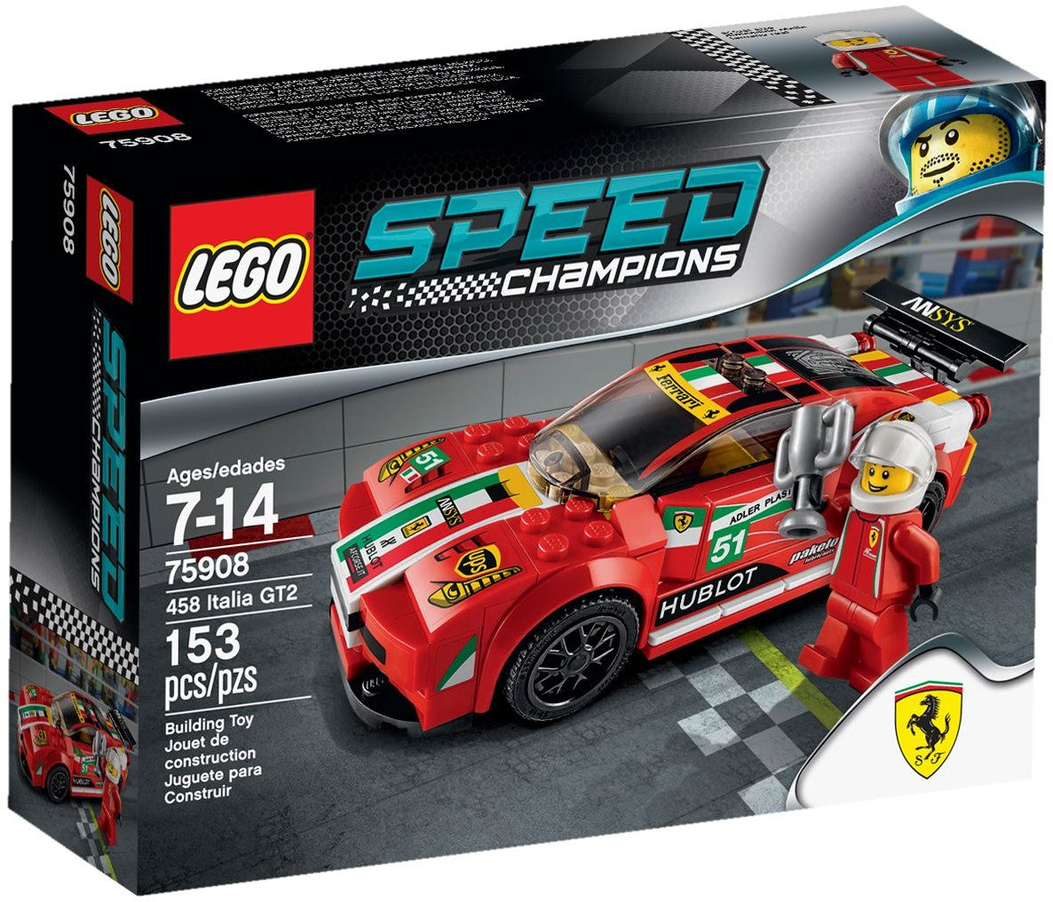 LEGO Speed Champions 458 Italia GT2 75908