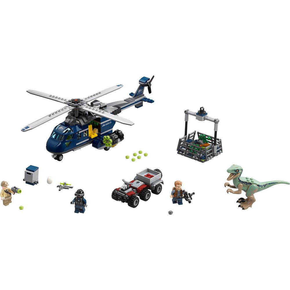 LEGO Jurassic World Blues Hubschrauber-Verfolgungsjagd 75928