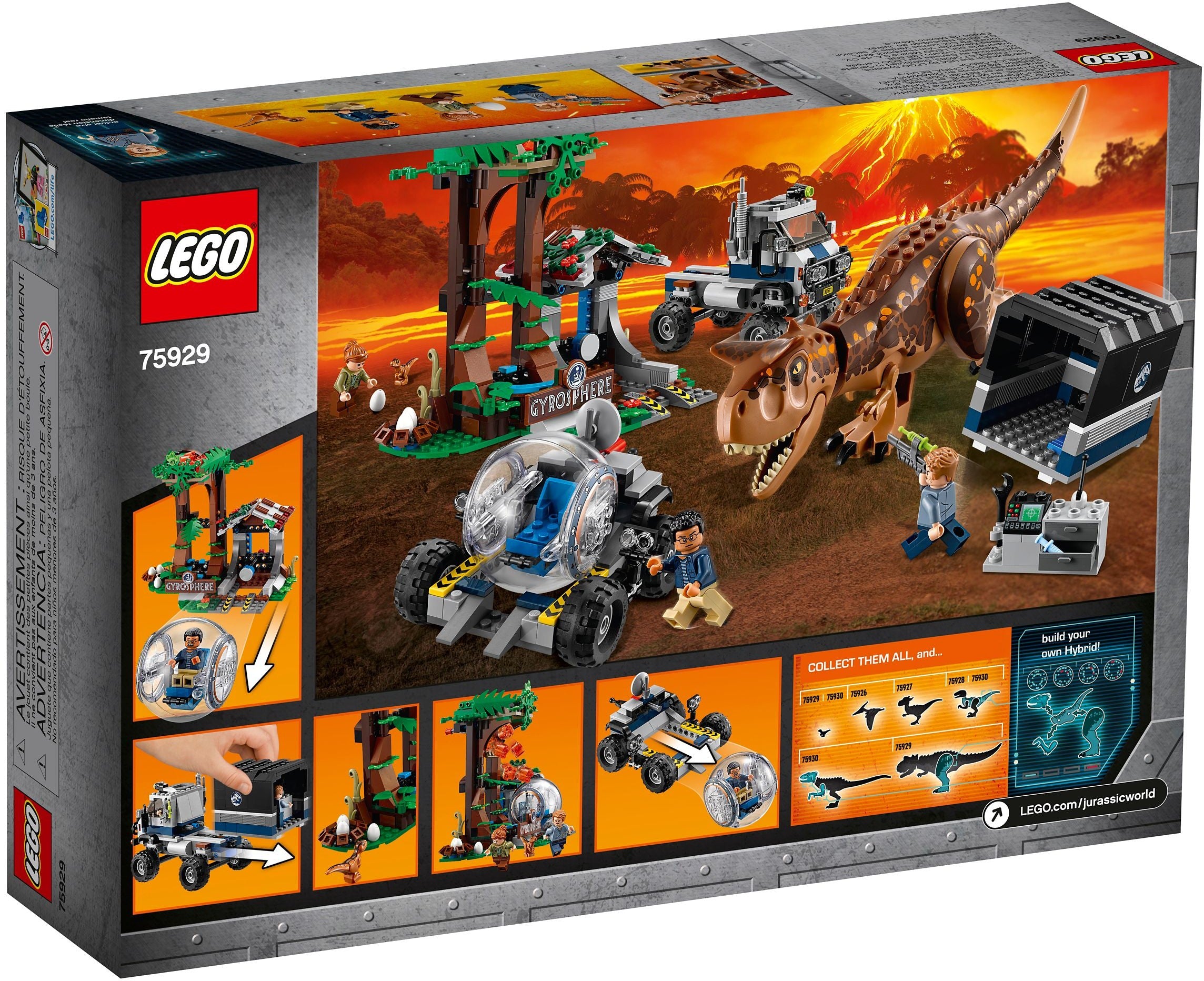LEGO Jurassic World Carnotaurus 75929