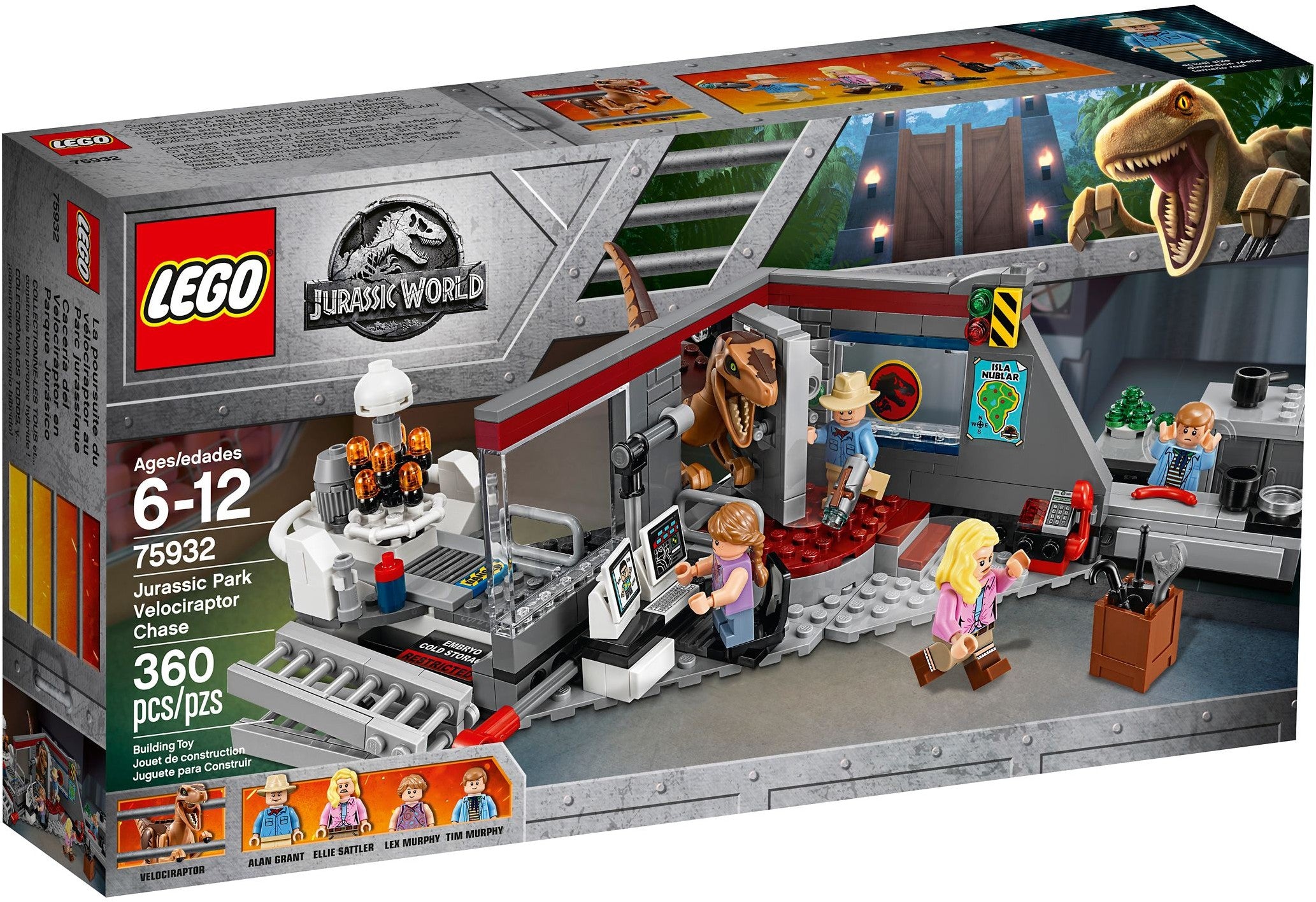 LEGO Jurassic World Jagd auf den Velociraptor 75932