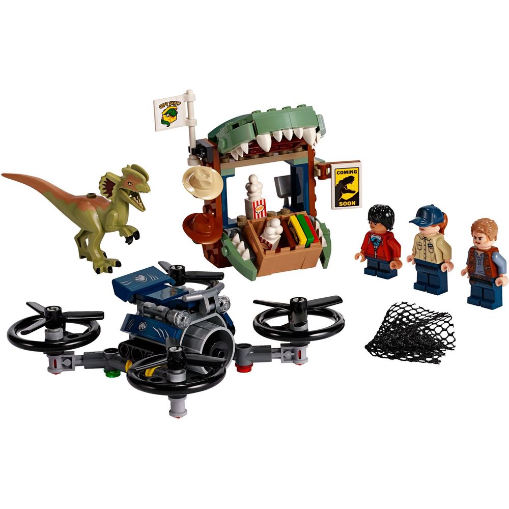 LEGO Jurassic World Dilophosaurus en fuite 75934