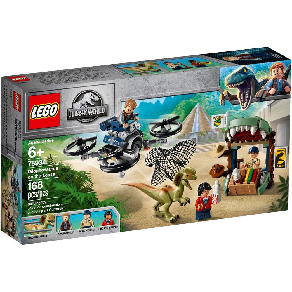 LEGO Jurassic World Dilophosaurus en fuite 75934