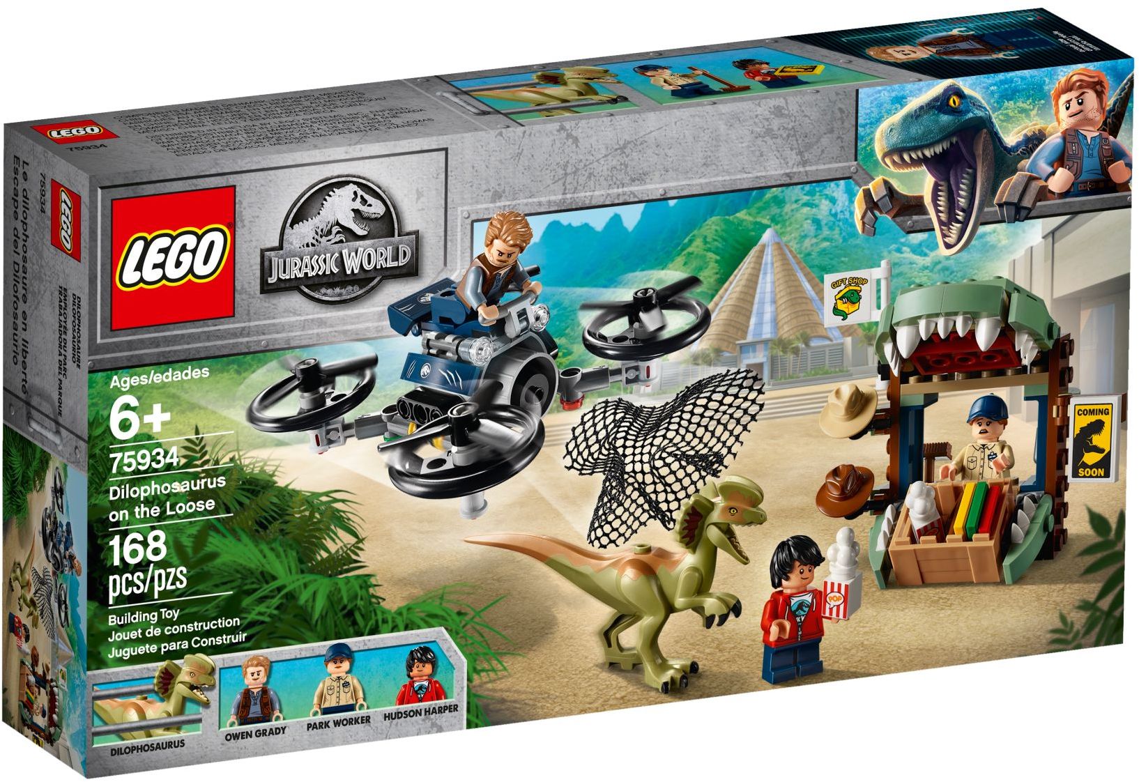 LEGO Jurassic World Diophosaurus auf der Flucht 75934