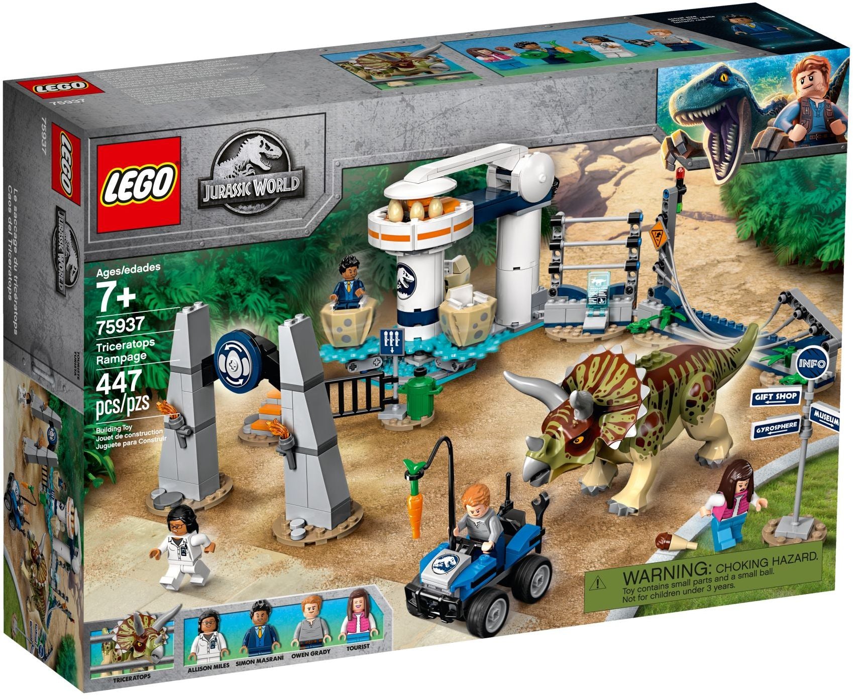 LEGO Jurassic World Triceratops-Randale 75937