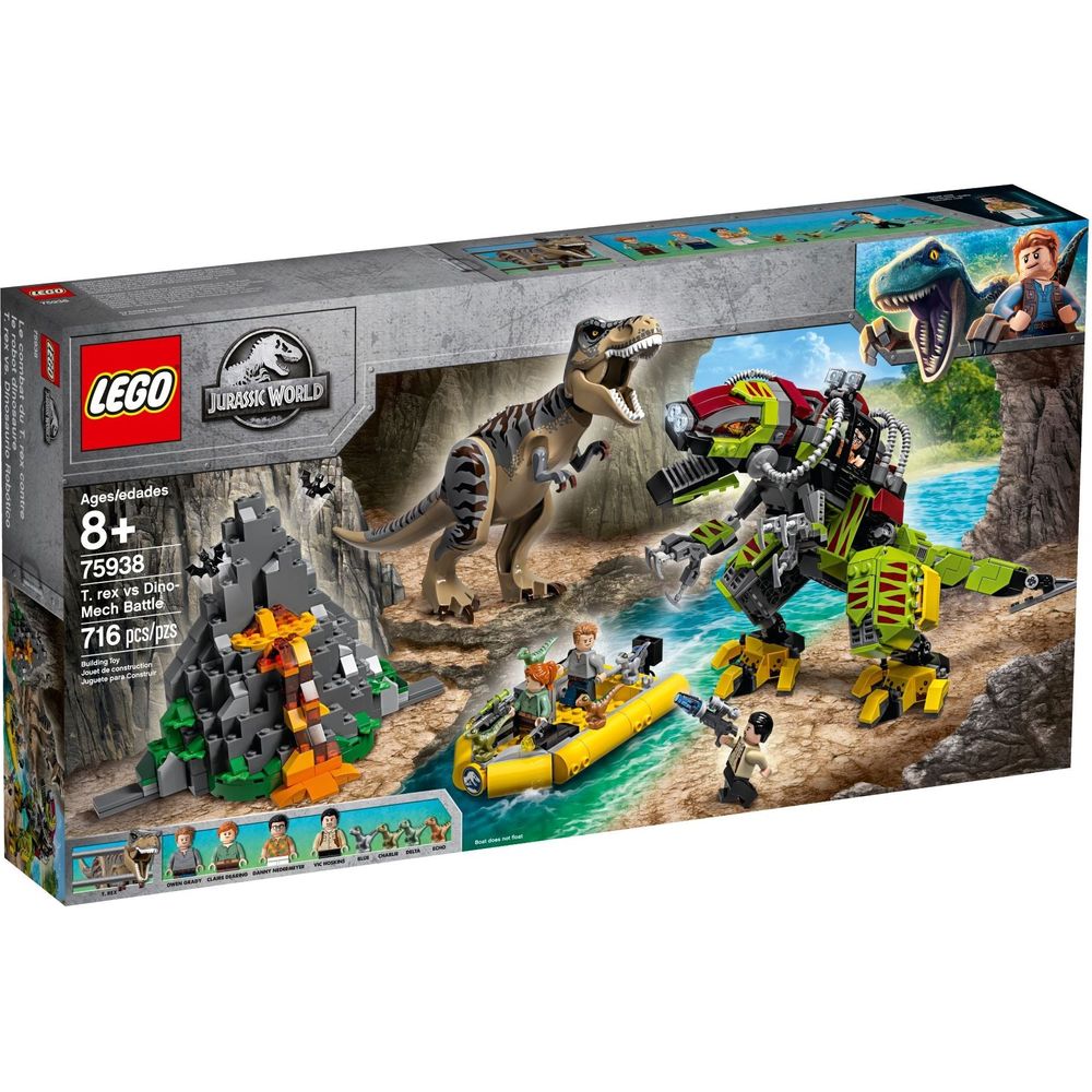 LEGO Jurassic World T.Rex contre Dino-Mech 75938