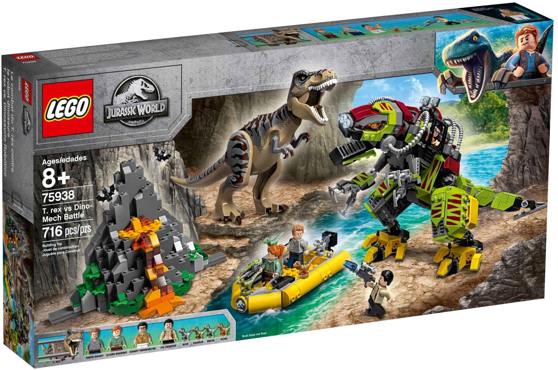 LEGO Jurassic World T.Rex vs. Dino-Mech 75938