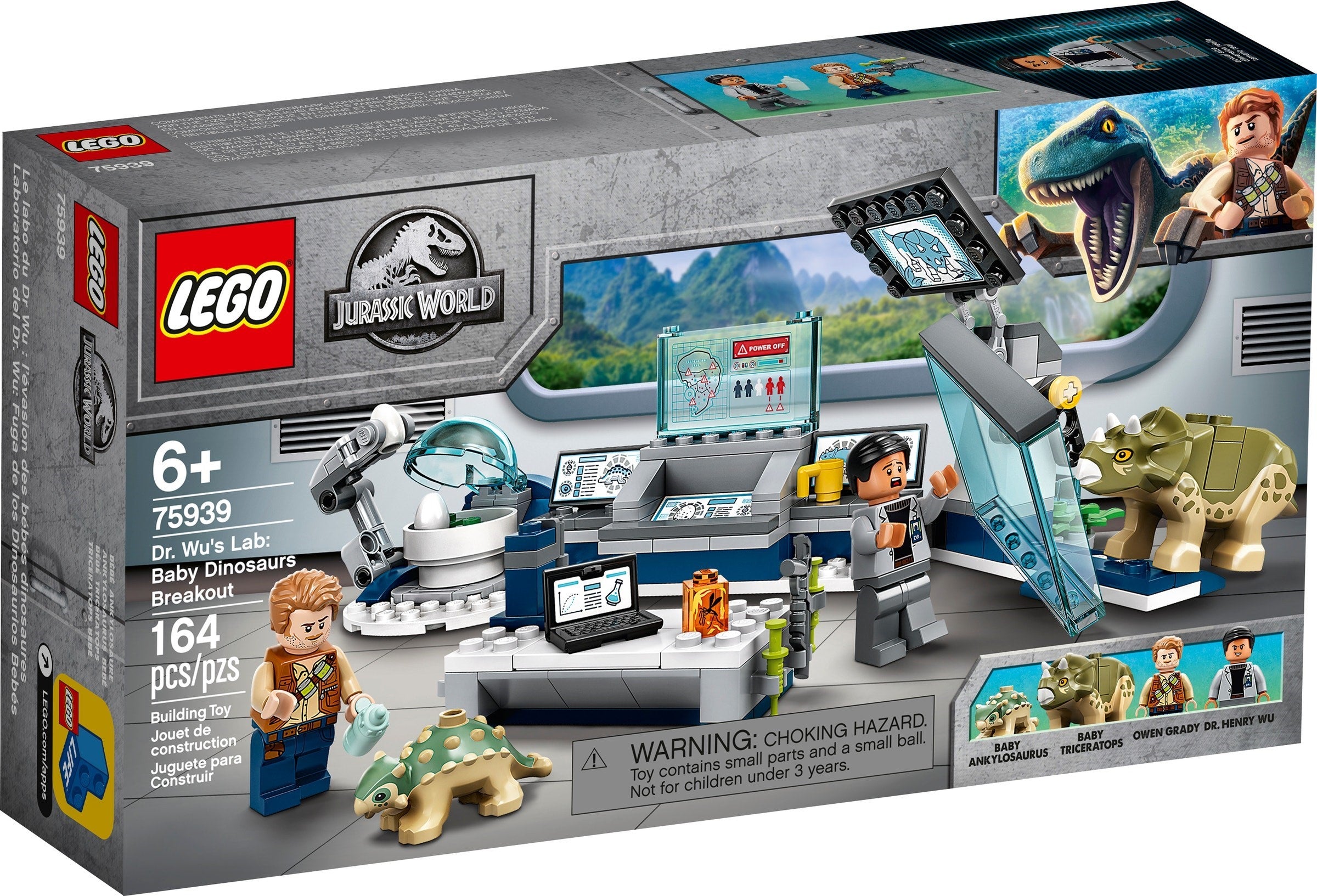 LEGO Jurassic World - Dr. Wus Labor: Ausbruch 75939