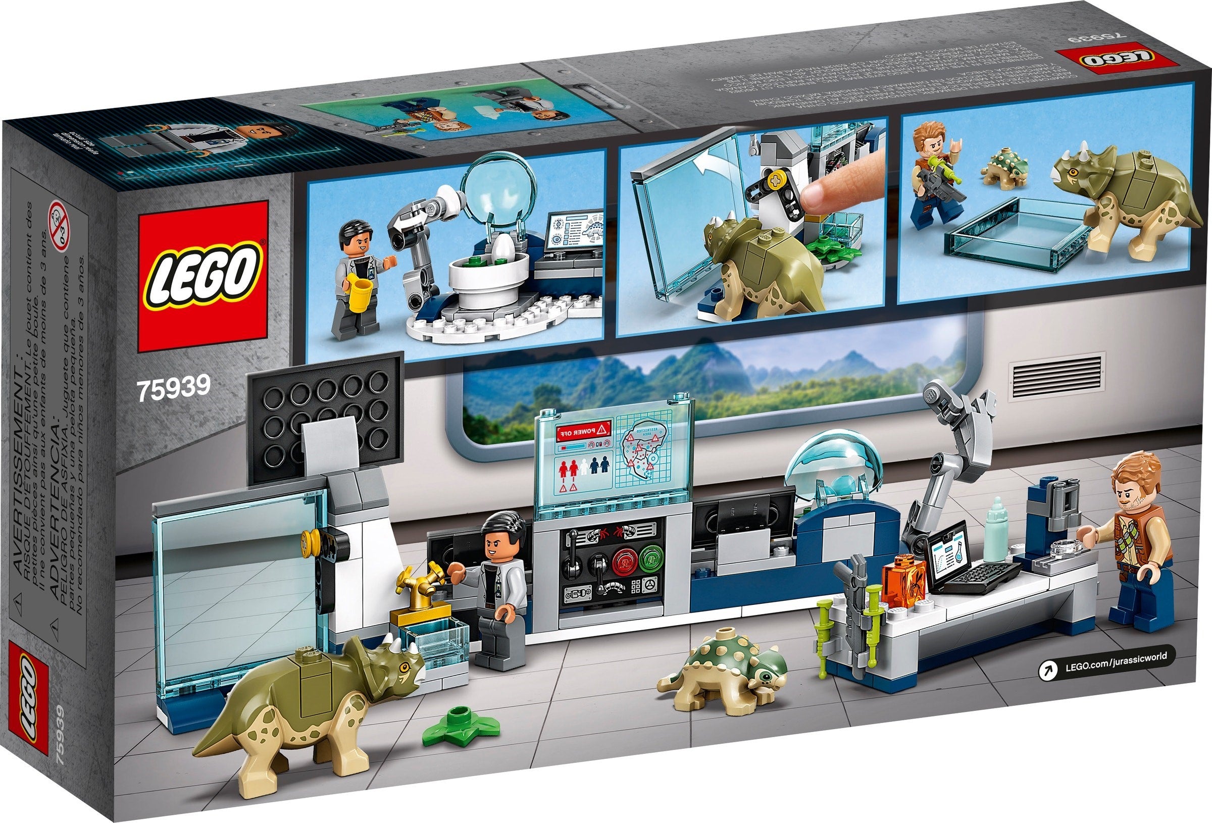 LEGO Jurassic World - Dr. Wus Labor: Ausbruch 75939