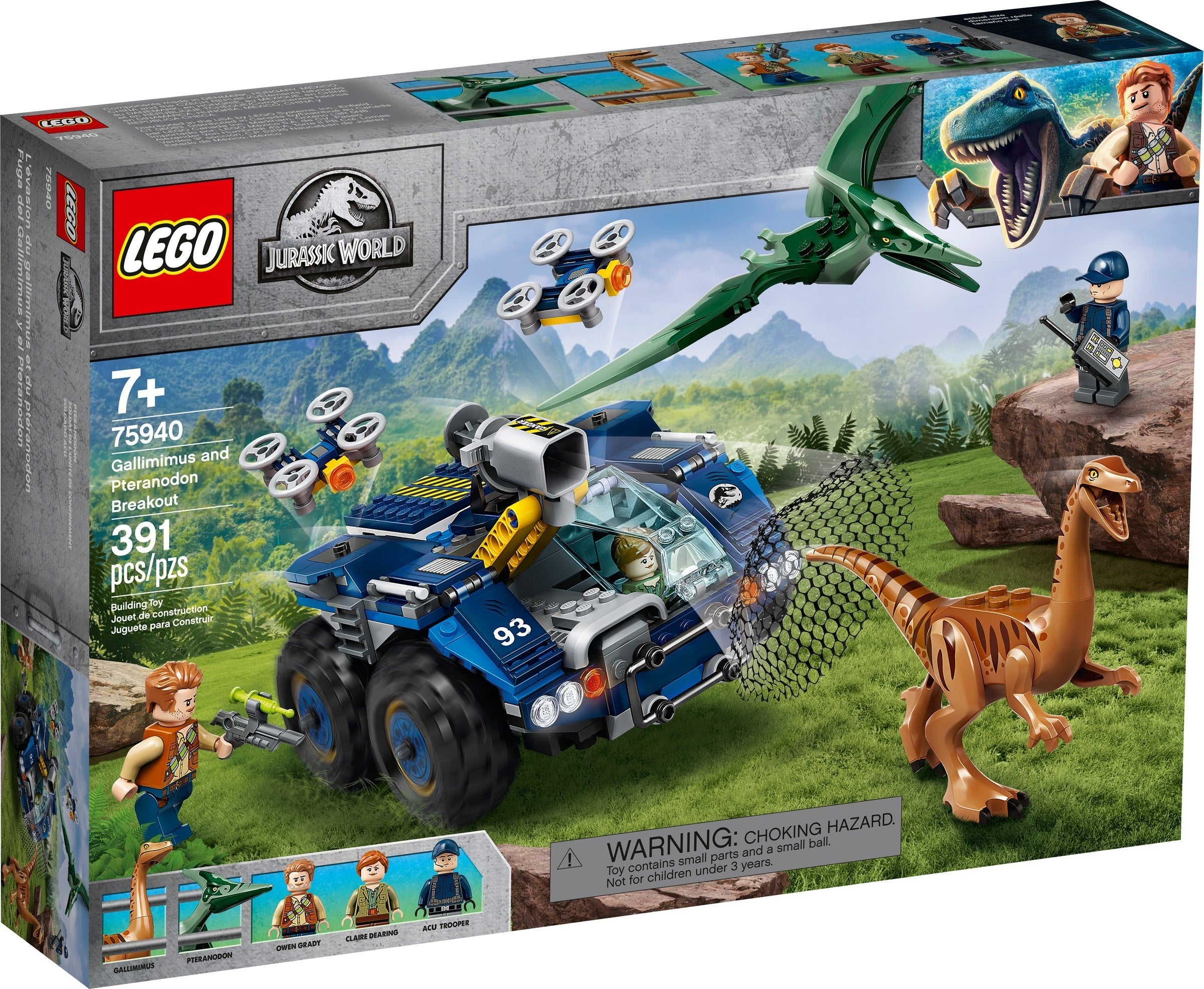 LEGO Jurassic World Ausbruch von Gallimimus / Pteranodon 75940