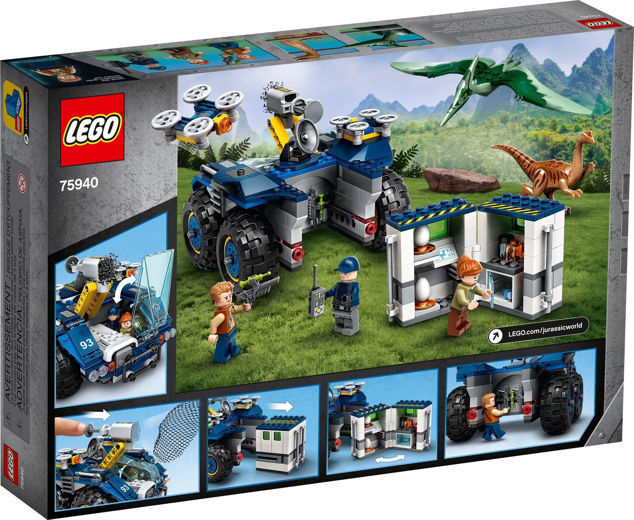 LEGO Jurassic World Ausbruch von Gallimimus / Pteranodon 75940