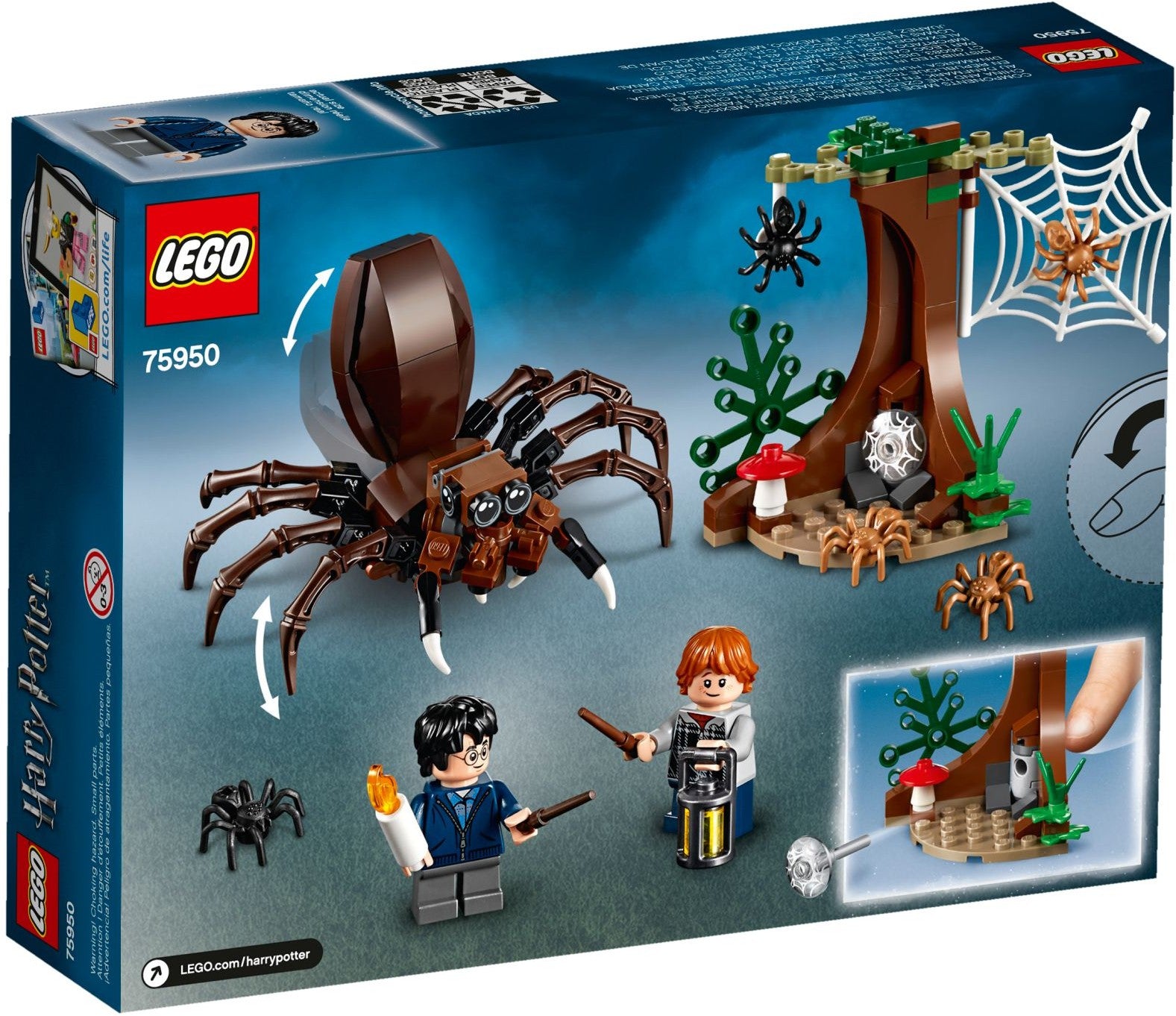 LEGO Harry Potter Aragogs Versteck 75950
