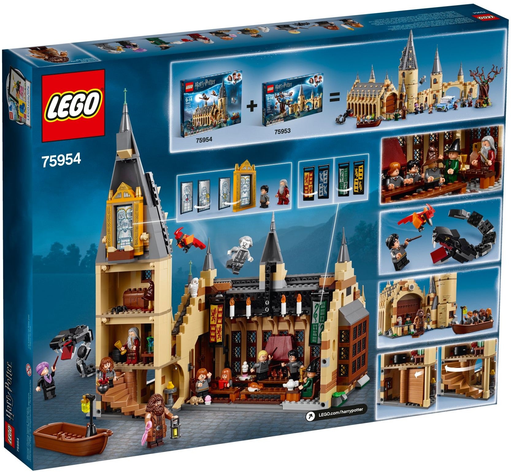 LEGO Harry Potter Grande salle de Poudlard 75954