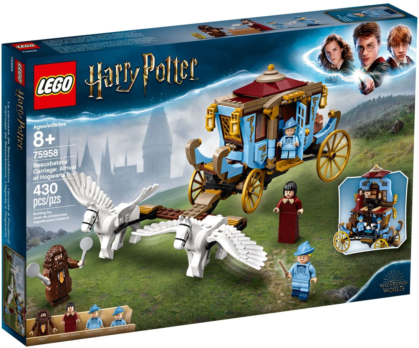 LEGO Harry Potter Kutsche von Beauxbatons: Ankunft in Hogwarts 75958