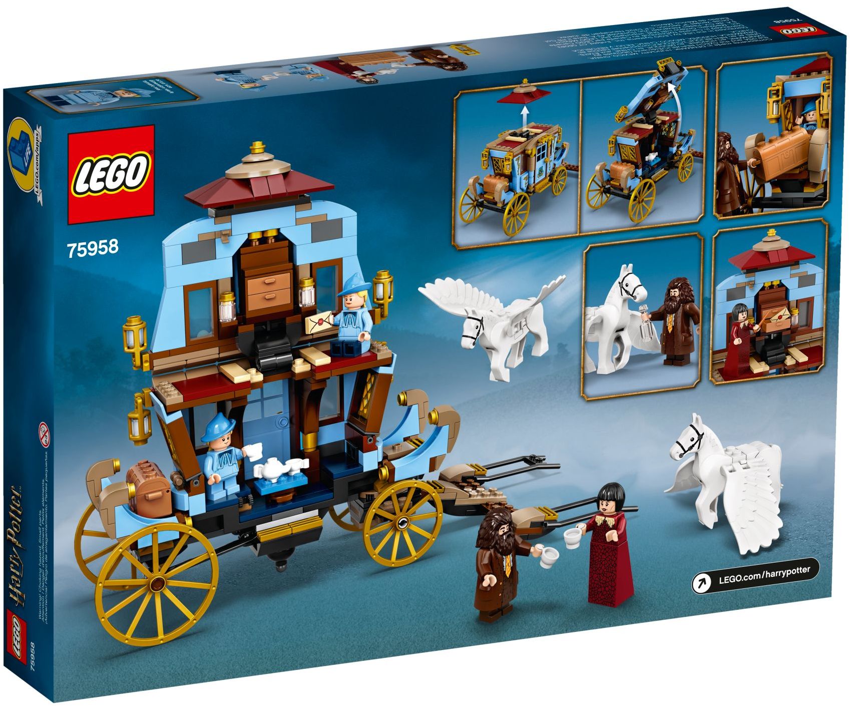 LEGO Harry Potter Kutsche von Beauxbatons: Ankunft in Hogwarts 75958