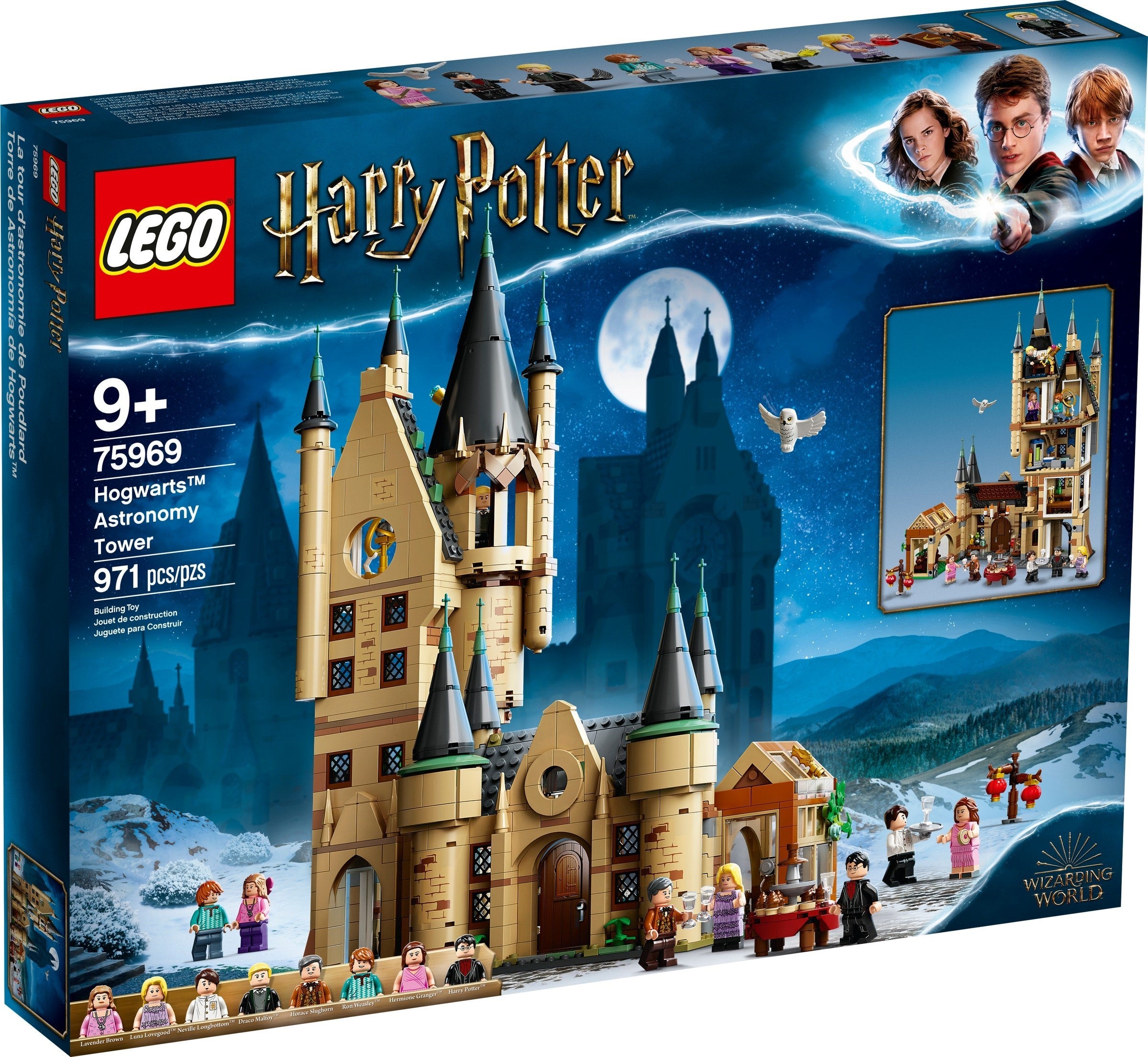 La tour d'astronomie LEGO Harry Potter au château de Poudlard 75969