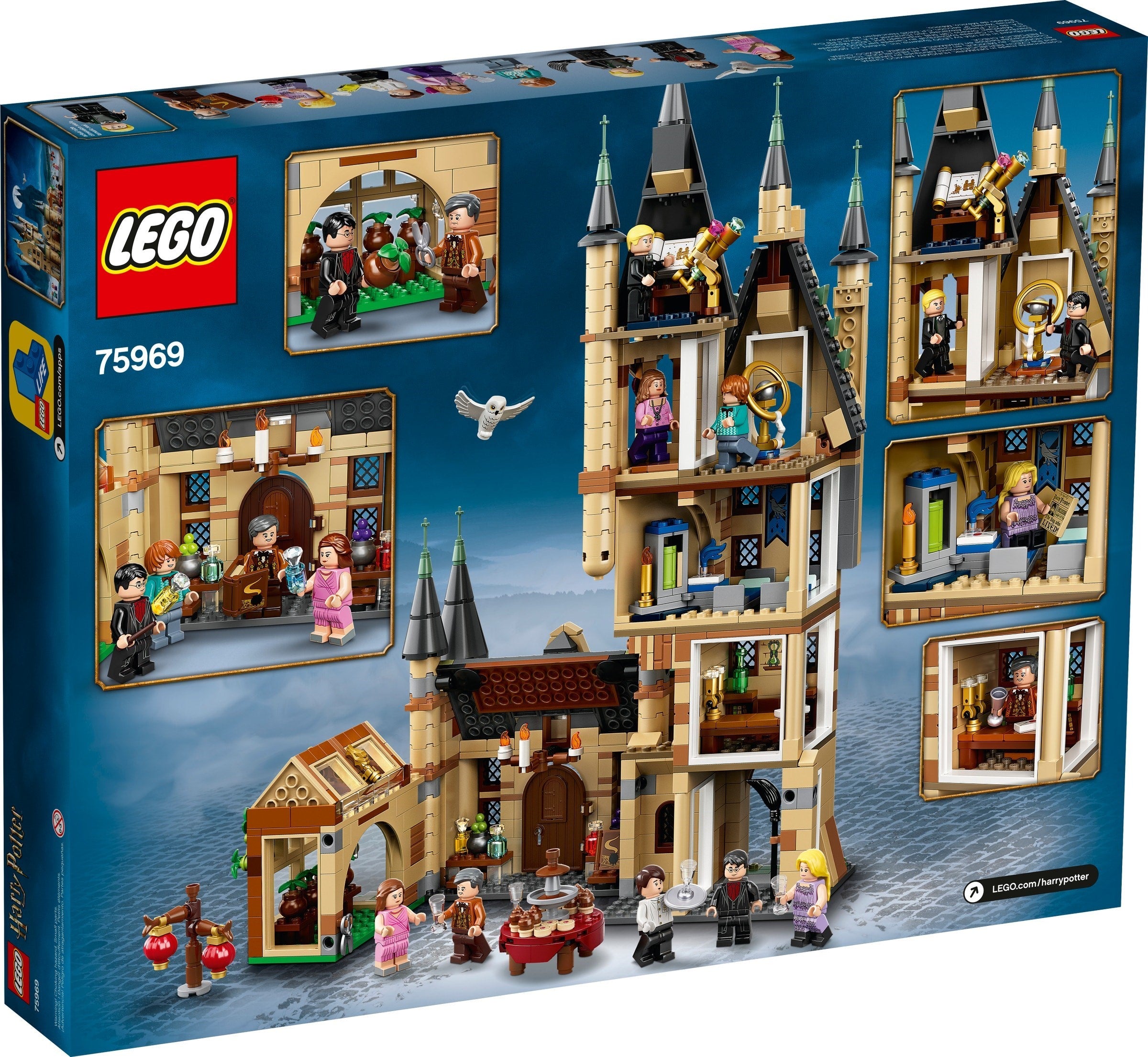 La tour d'astronomie LEGO Harry Potter au château de Poudlard 75969