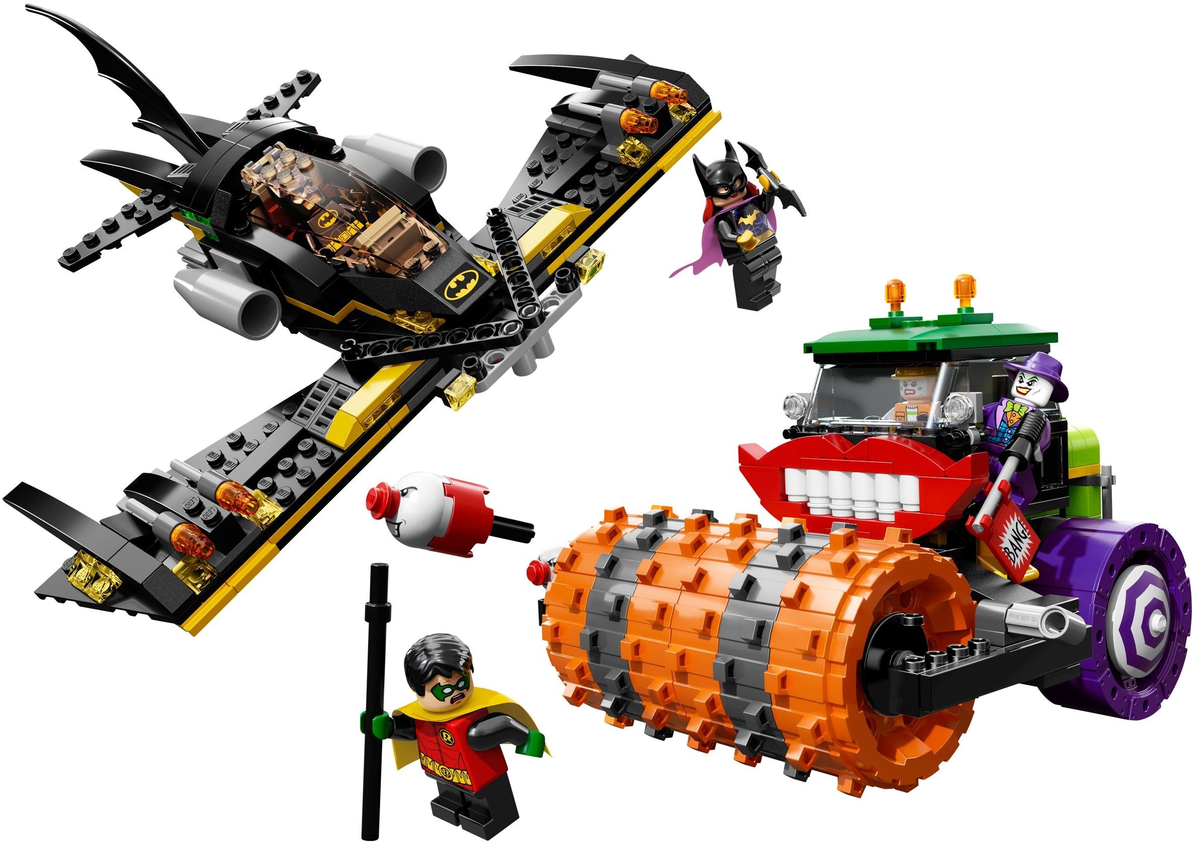 LEGO DC Comics Super Heroes Batman Jokers Dampfroller 76013