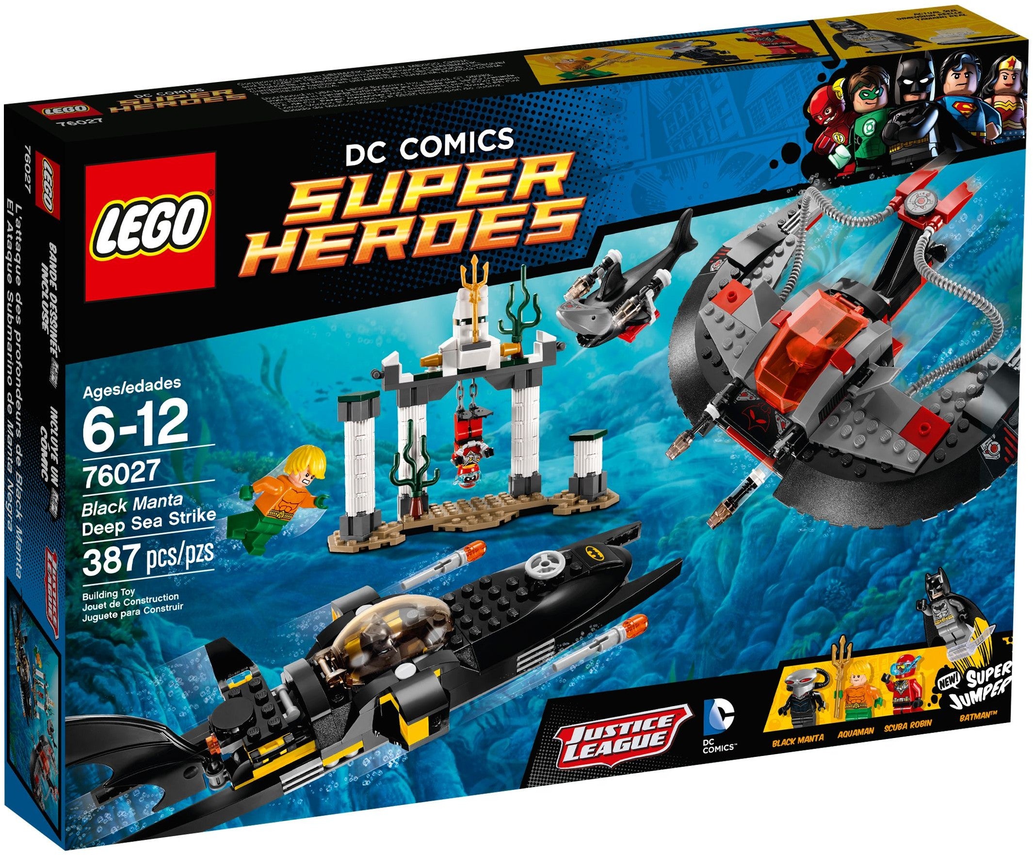 LEGO DC Comics Super Heroes Black Mantas Angriff Tiefsee 76027