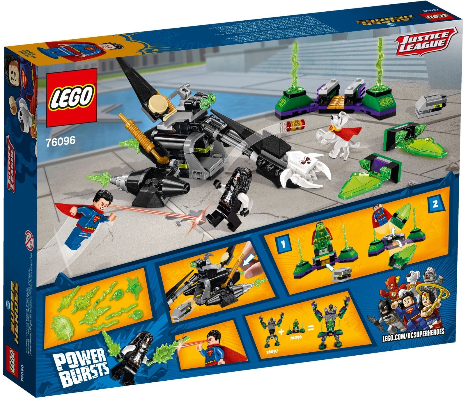 LEGO DC Comics Super Heroes Superman Krypto Team-Up 76096