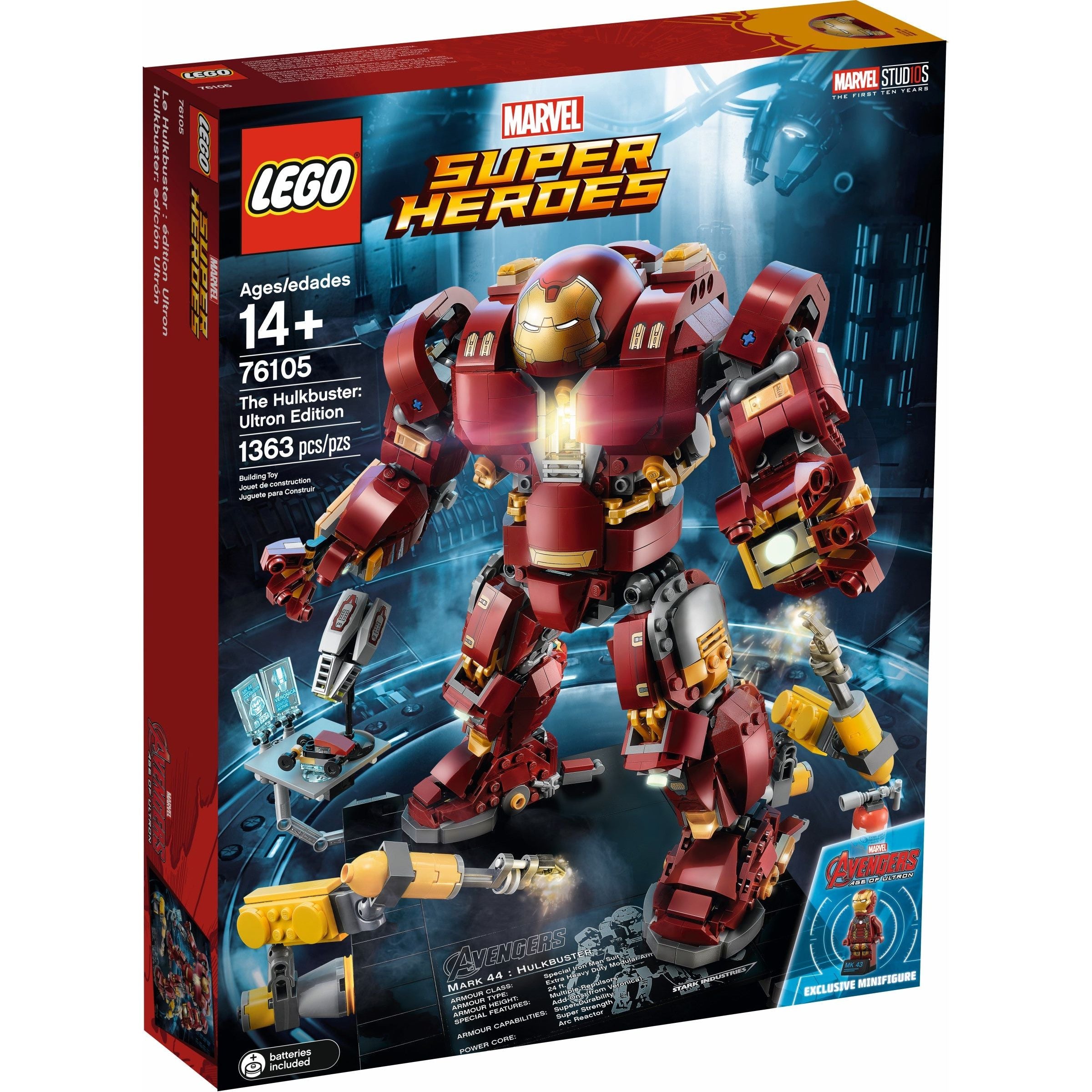 LEGO Marvel Super Heroes Der Hulkbuster Ultron Edition 76105